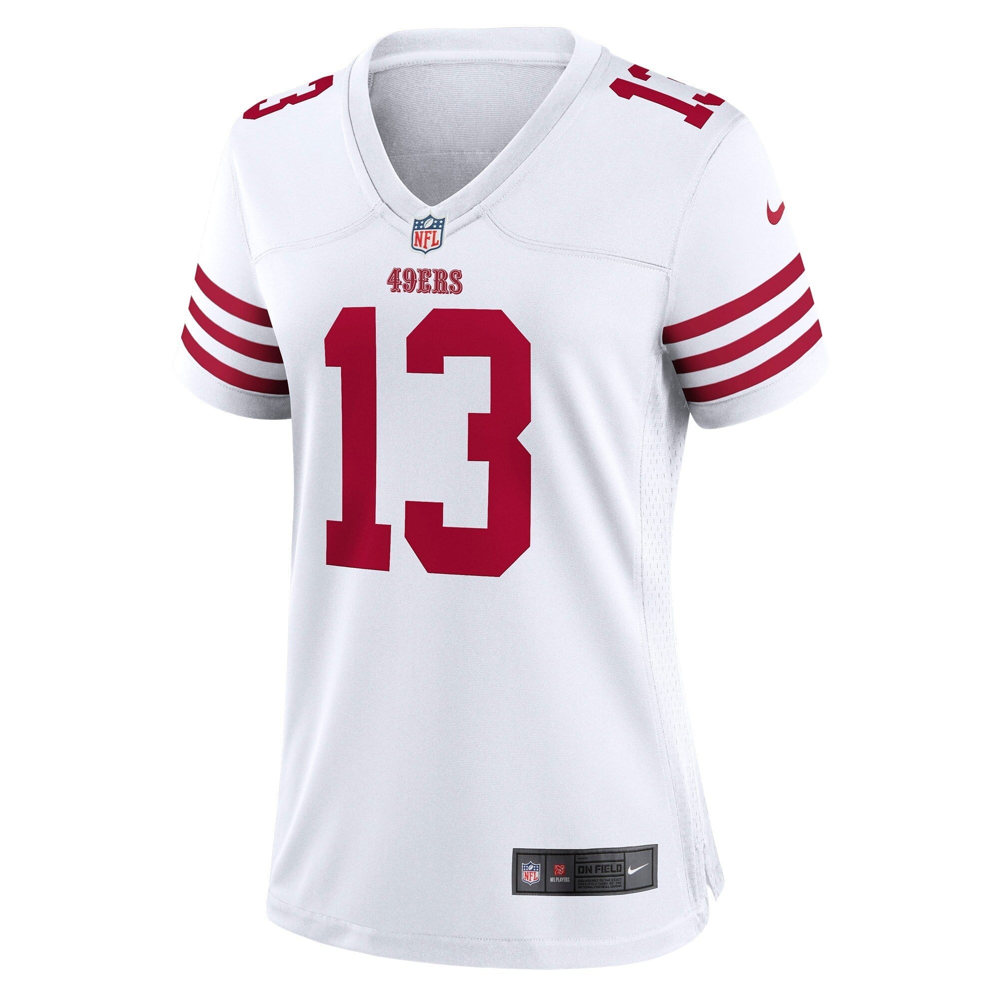 Women's Nike Brock Purdy White San Francisco 49ers Game Player Jersey - vstockx