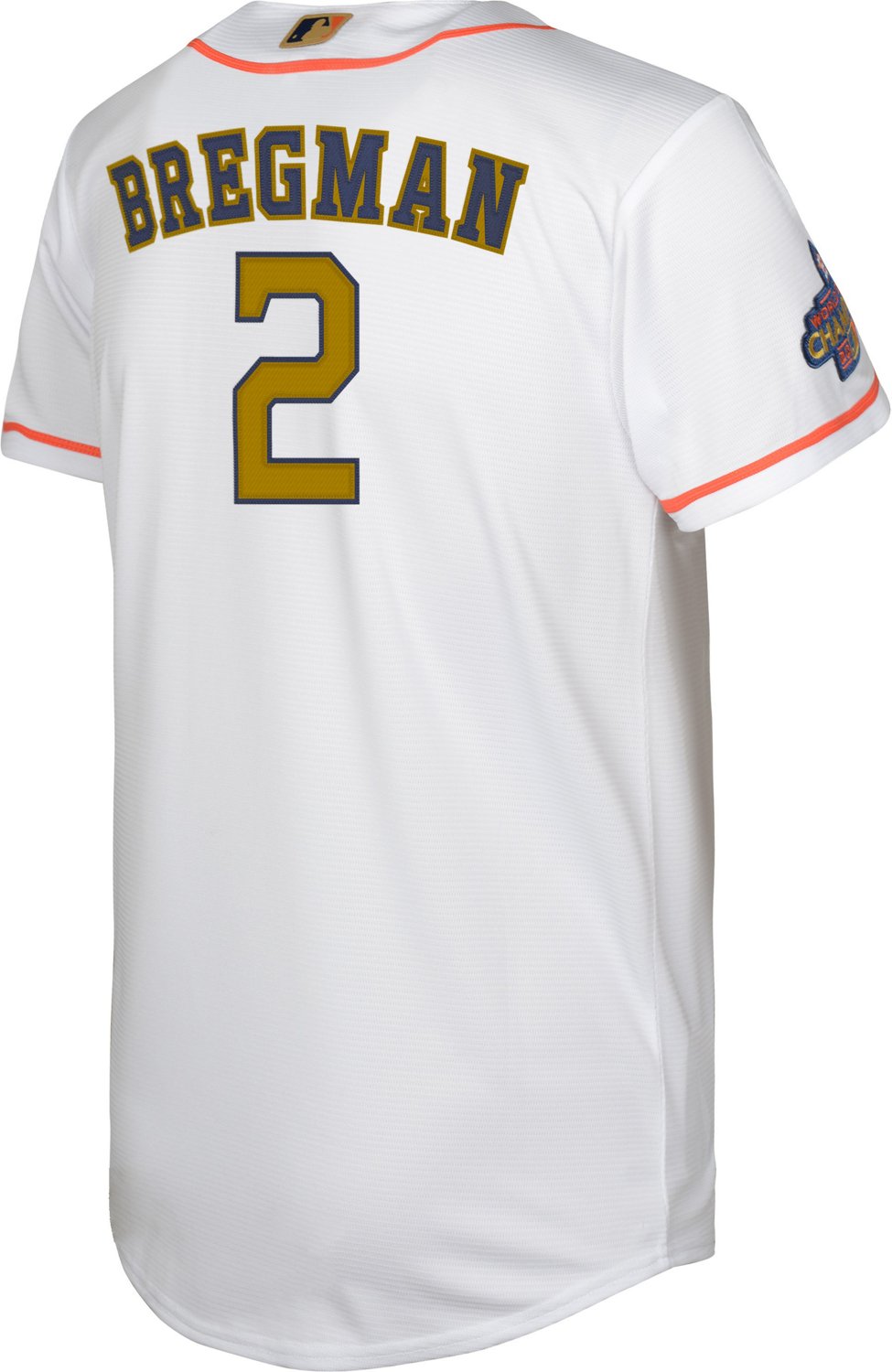 Nike Youth Houston Astros Gold Alex Bregman Replica Jersey - vstockx