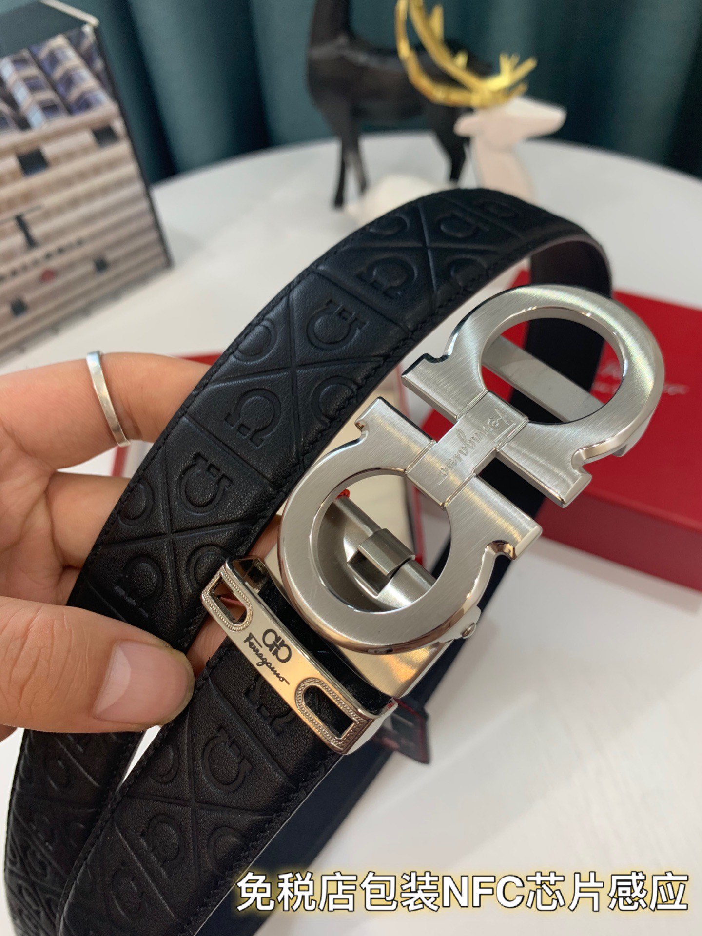 Streetwear Belt Ferragamo 319188 size:3.5cm - vstockx