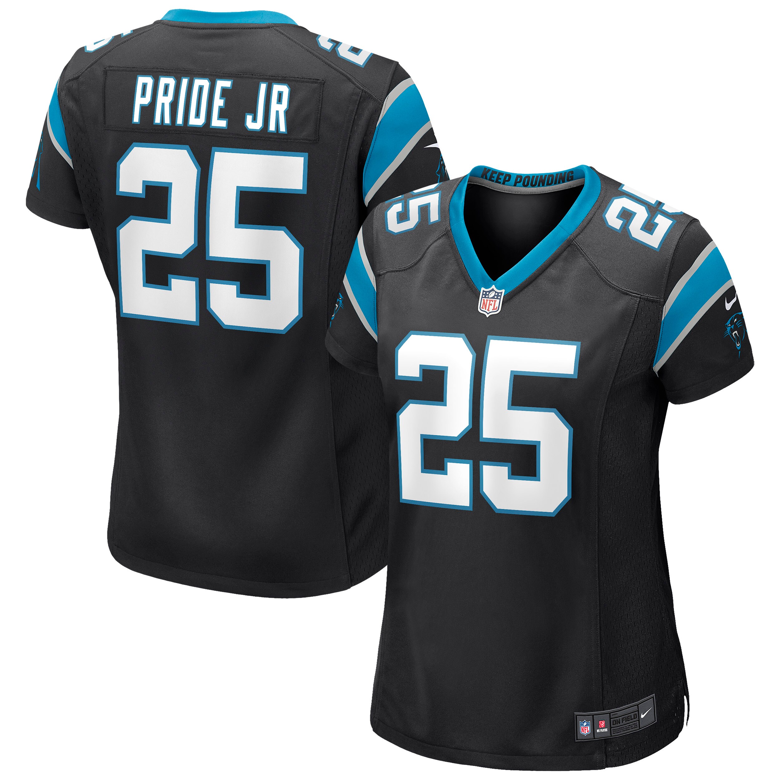 Troy Pride Jr. Carolina Panthers Nike Women's Game Jersey - Black - vstockx