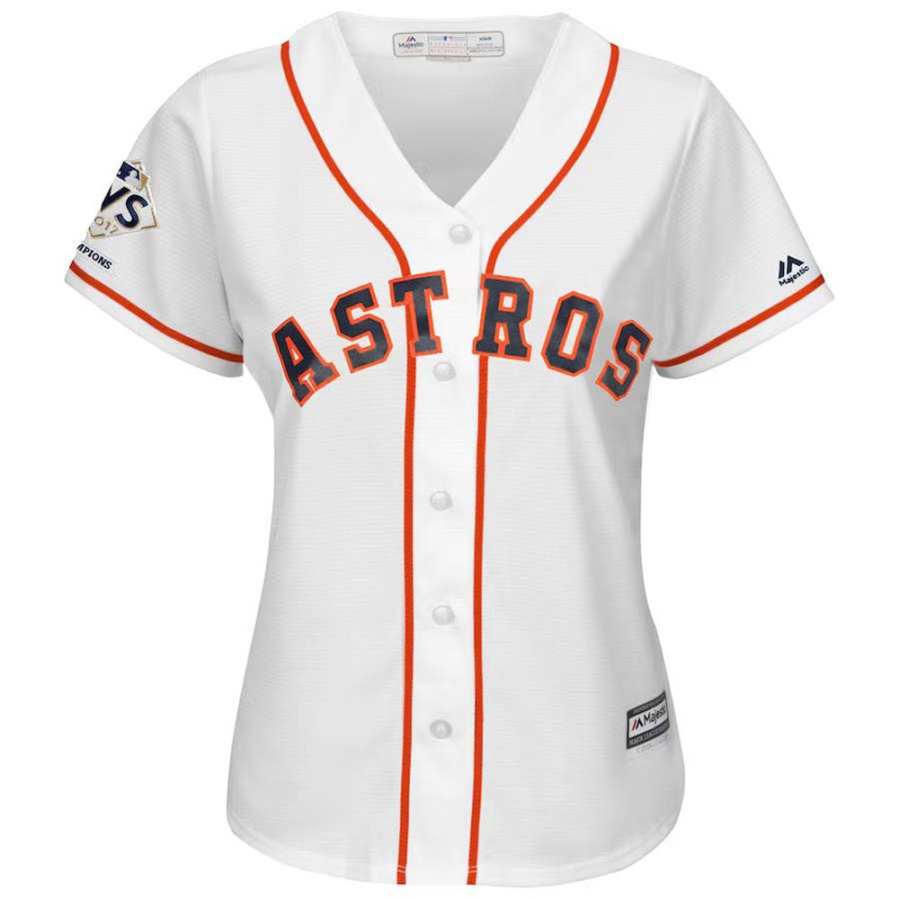 Women's Houston Astros George Springer Replica Home Jersey - White - vstockx