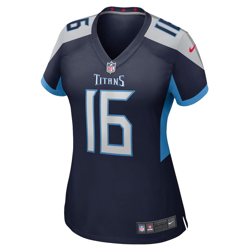 Women's Tennessee Titans Treylon Burks Game Jersey - Navy - vstockx