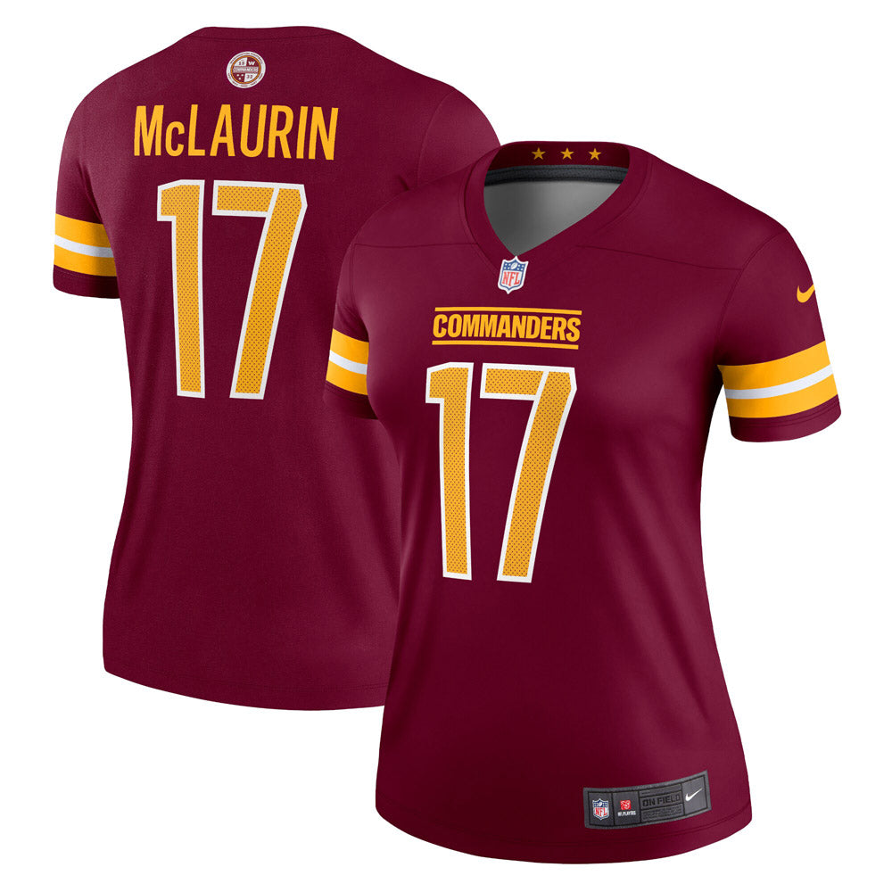 Women's Washington Commanders Terry McLaurin Legend Jersey Burgundy - vstockx