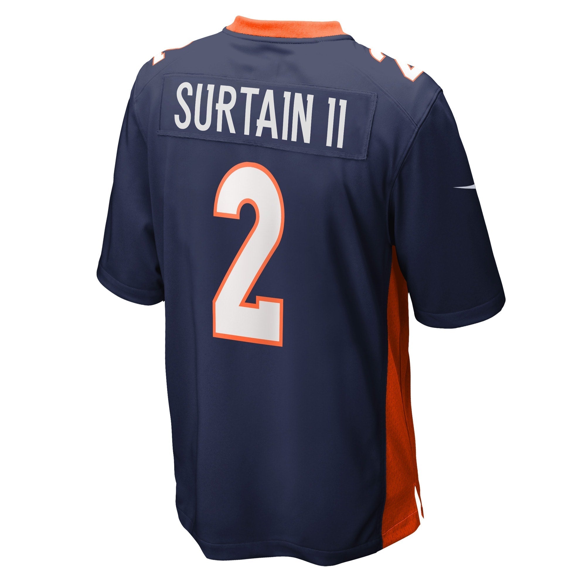 Men's Nike Patrick Surtain II Navy Denver Broncos Home Game Player Jersey - vstockx