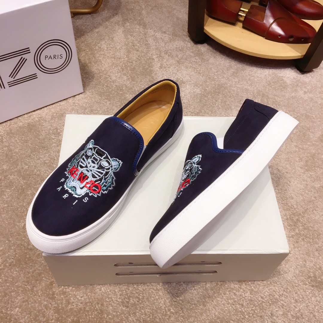 Kenzo K-SKATE Tiger canvas slip-on sneakers 11 - vstockx