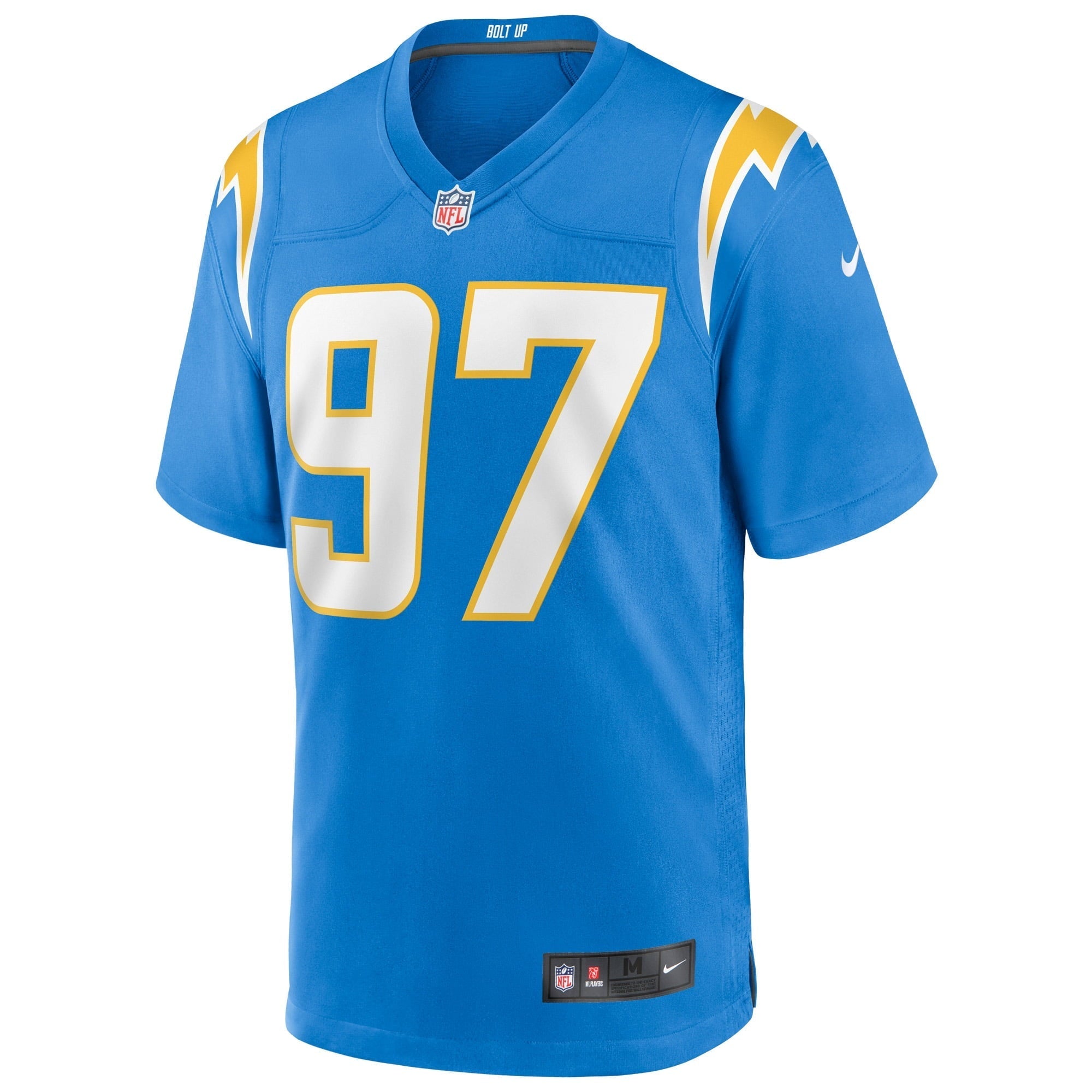 Men's Nike Joey Bosa Powder Blue Los Angeles Chargers Game Player Jersey - vstockx