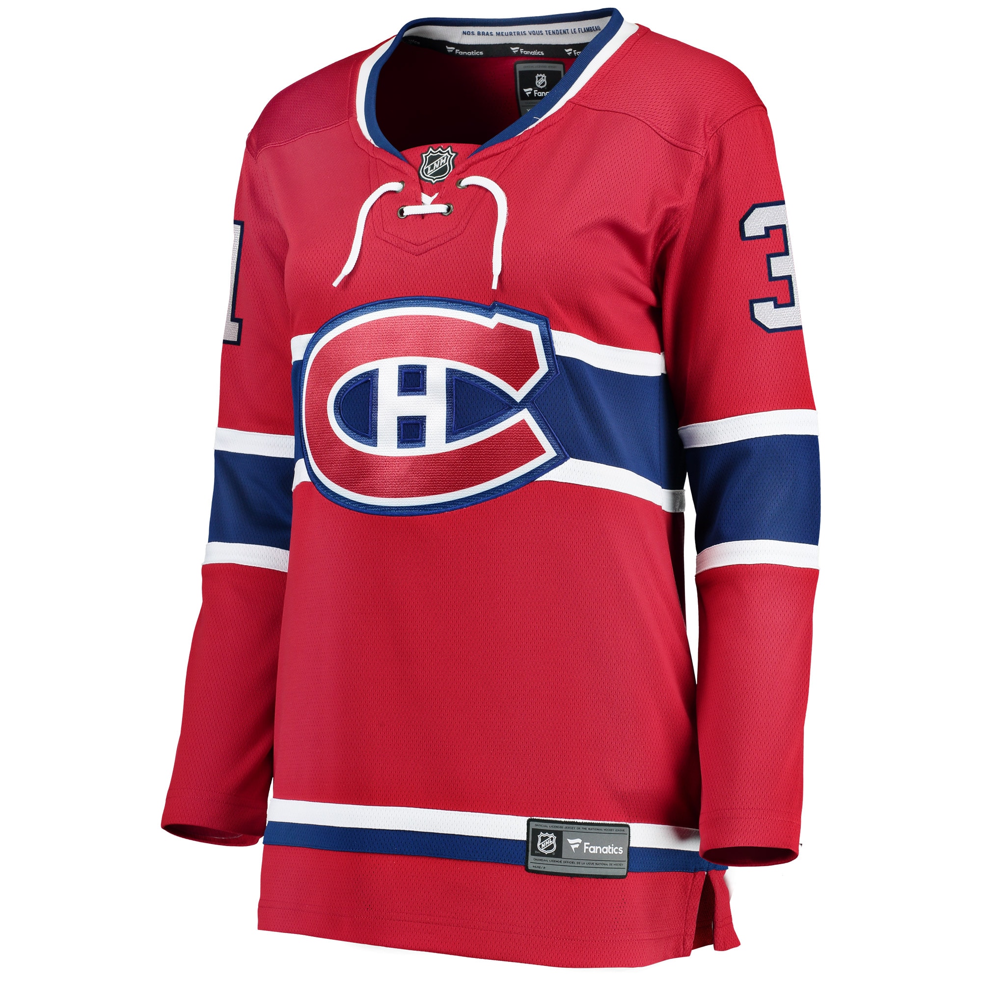 Carey Price Montreal Canadiens Fanatics Branded Women's Home Breakaway Player Jersey - Red - vstockx