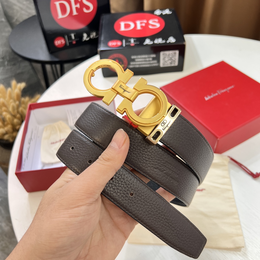 Streetwear Belt Ferragamo 320113 size:3.5cm - vstockx