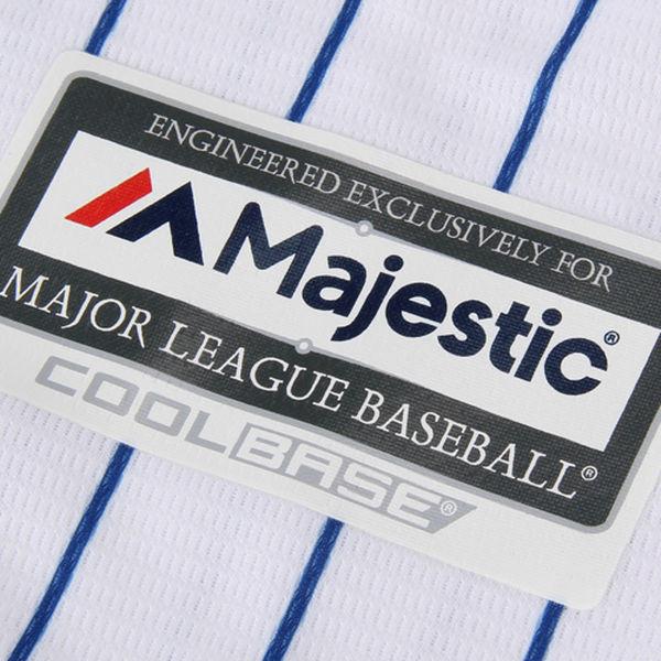 Men's Chicago Cubs Majestic White Official Cool Base Team Jersey - vstockx