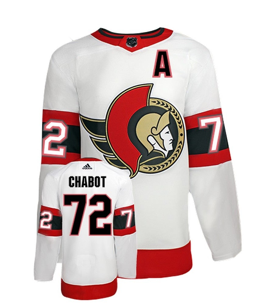 Thomas Chabot Ottawa Senators Adidas Primegreen Authentic NHL Hockey Jersey - vstockx