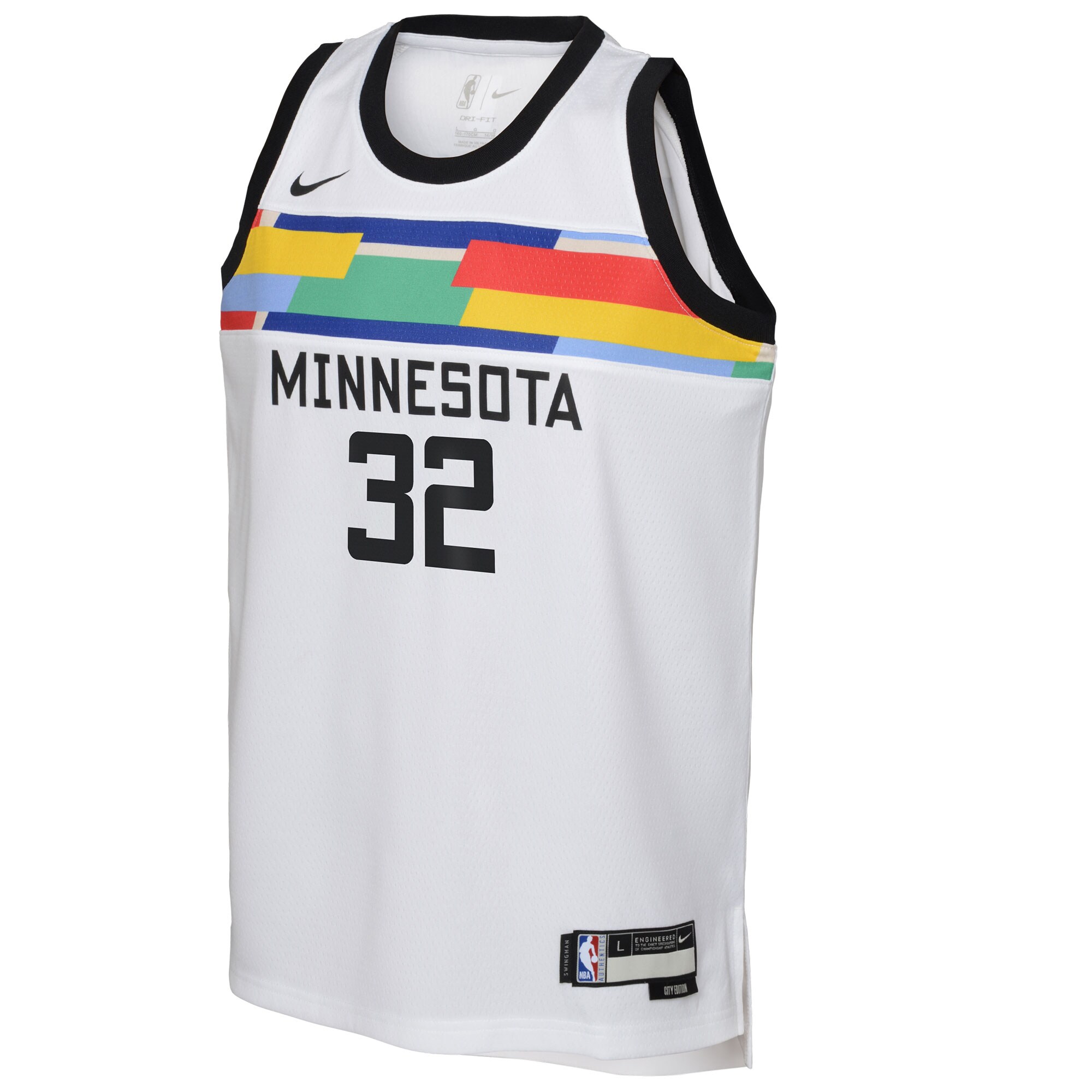 Karl-Anthony Towns Minnesota Timberwolves Nike Youth 2022/23 Swingman Jersey - City Edition - White - vstockx