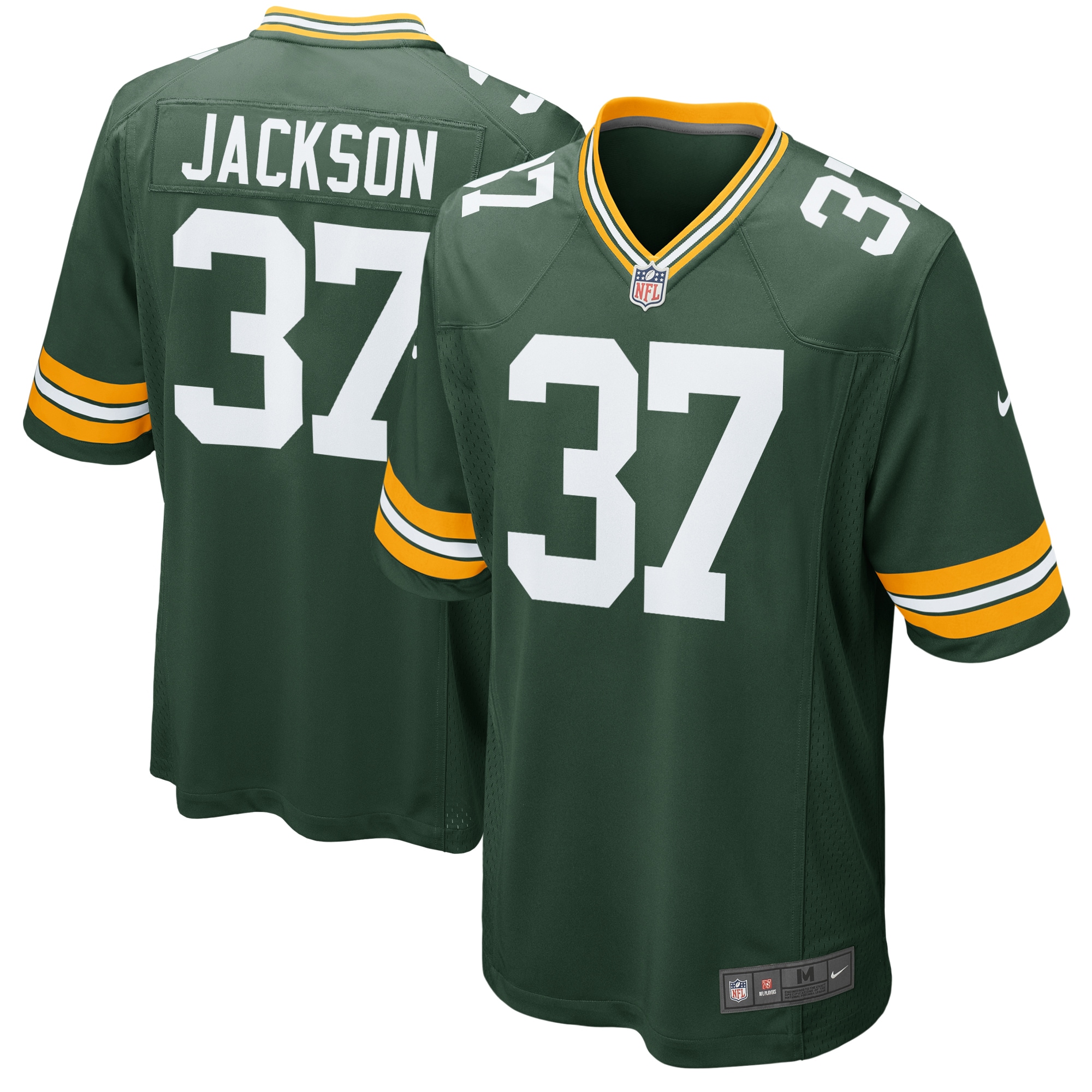 Josh Jackson Green Bay Packers Nike Game Player Jersey - Green - vstockx
