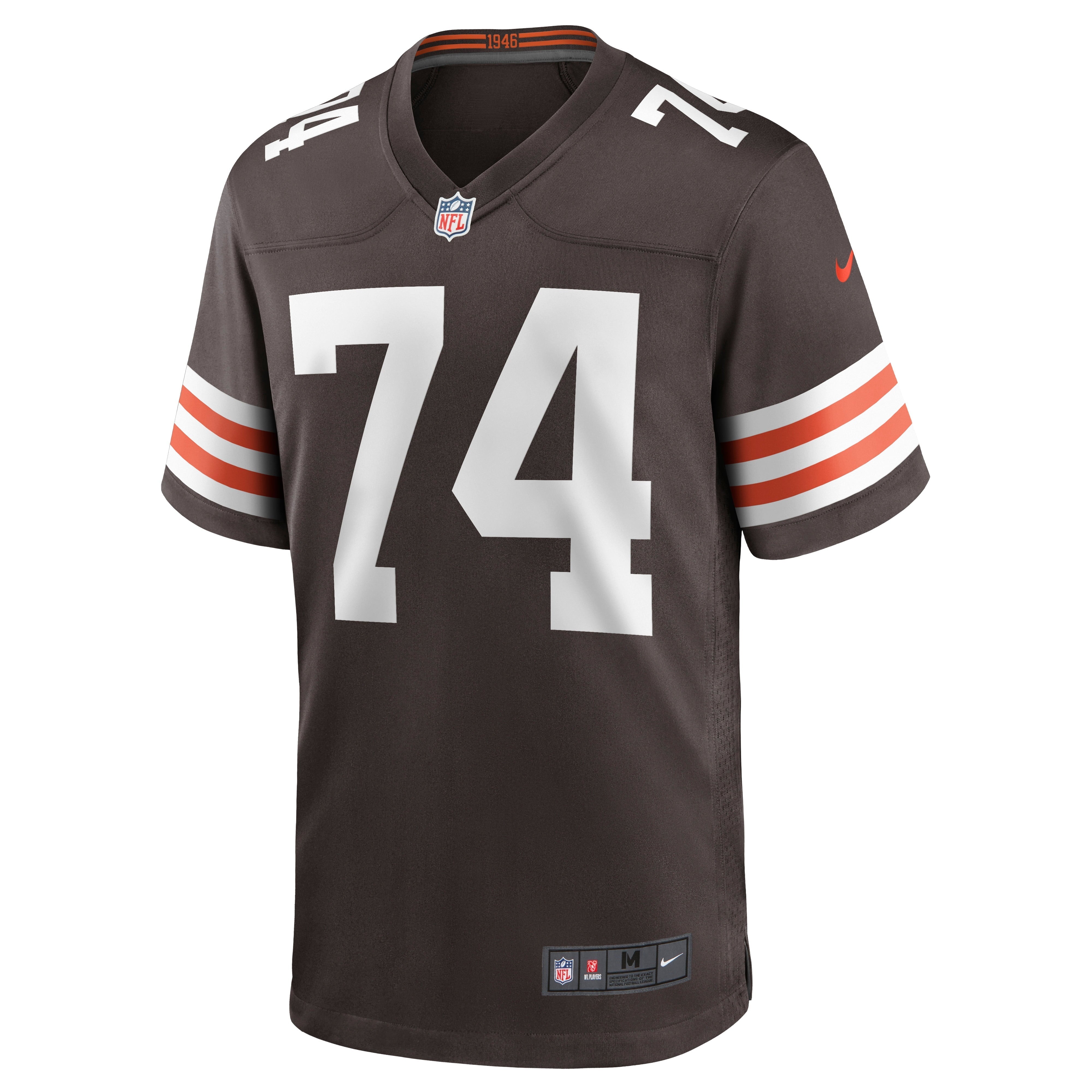 Men's Nike Chris Hubbard Brown Cleveland Browns Game Jersey - vstockx