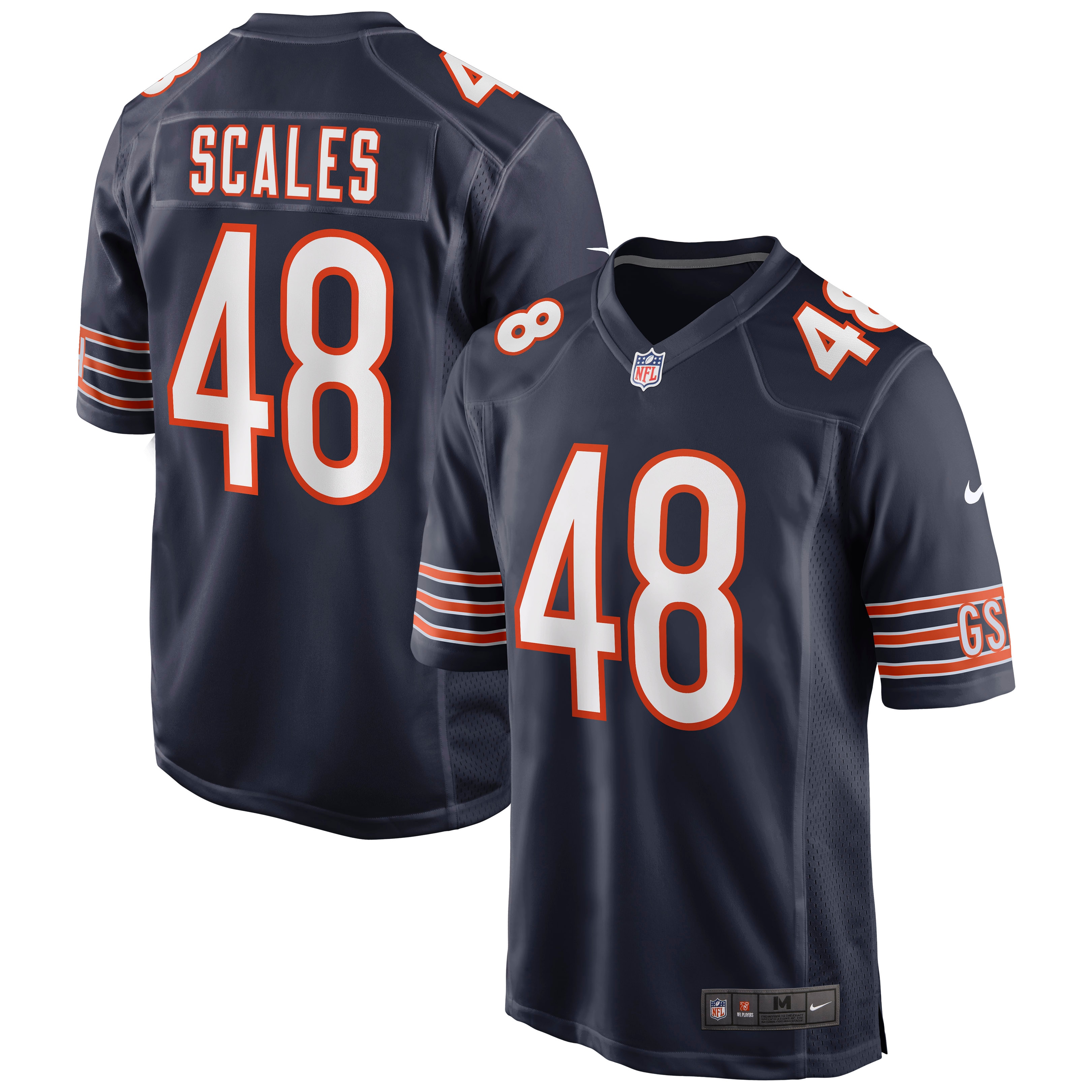 Patrick Scales Chicago Bears Nike Game Jersey - Navy - vstockx