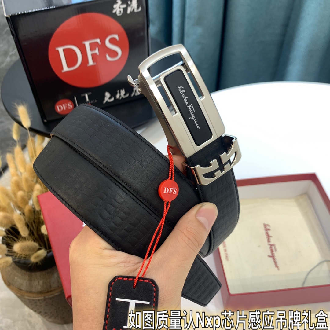 Streetwear Belt Ferragamo 319509 size:3.5cm - vstockx