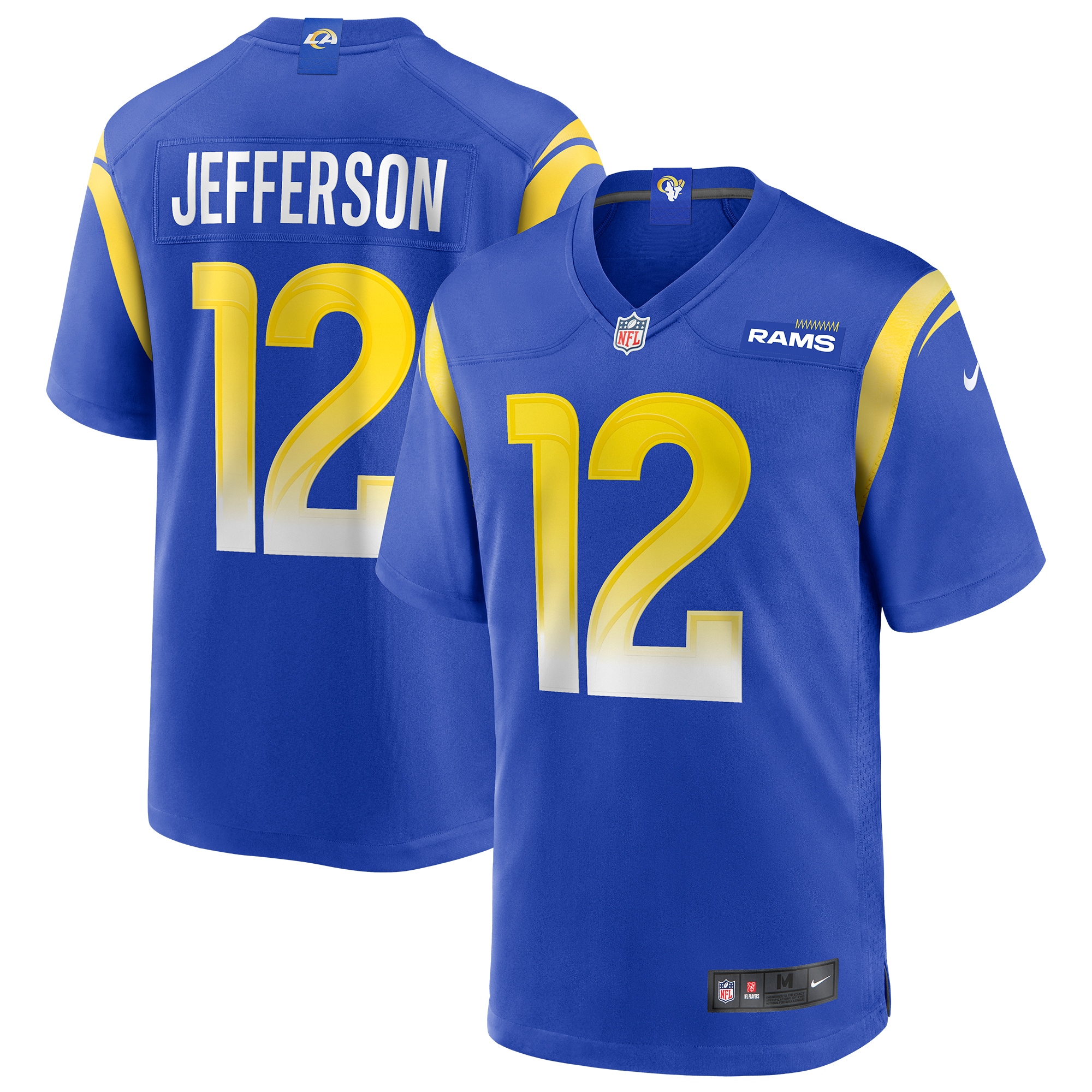 Van Jefferson Los Angeles Rams Nike Player Game Jersey - Royal - vstockx