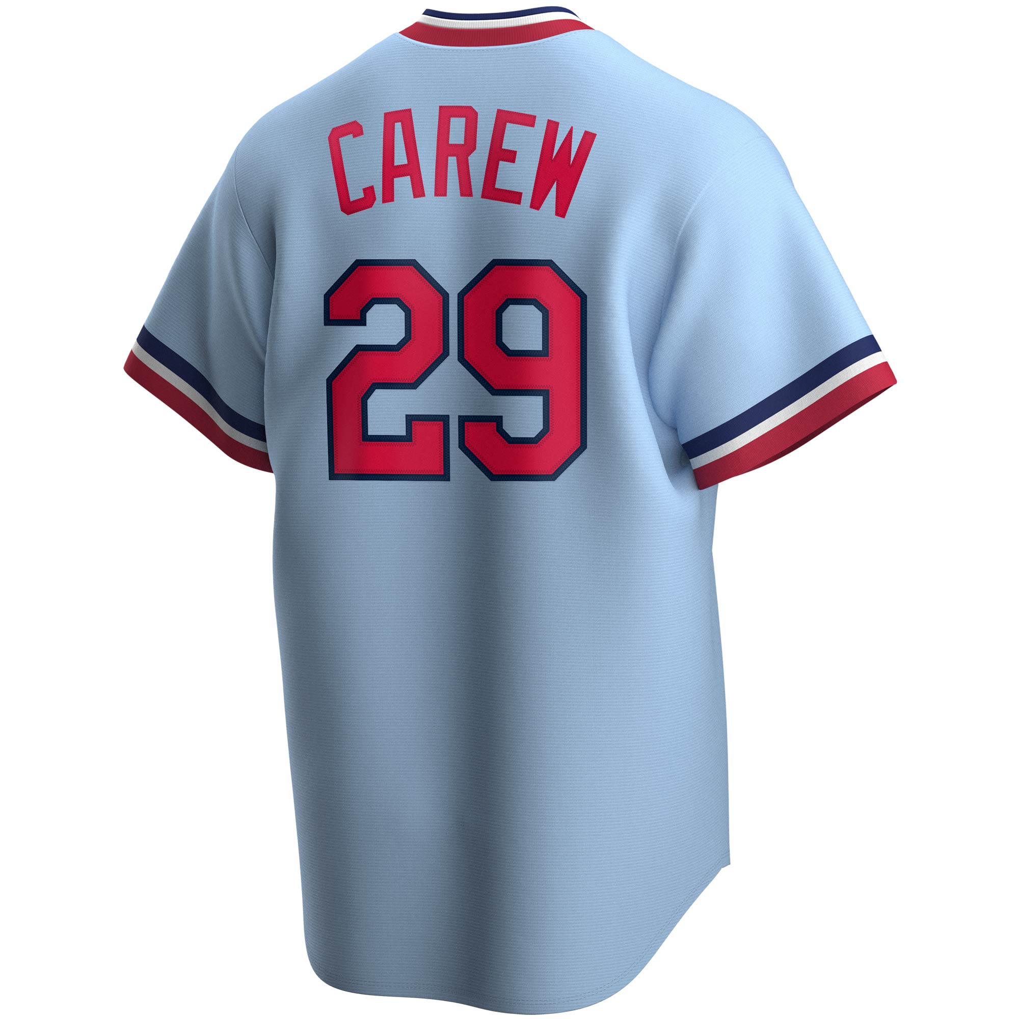 Rod Carew Minnesota Twins Nike Road Cooperstown Collection Player Jersey - Light Blue - vstockx