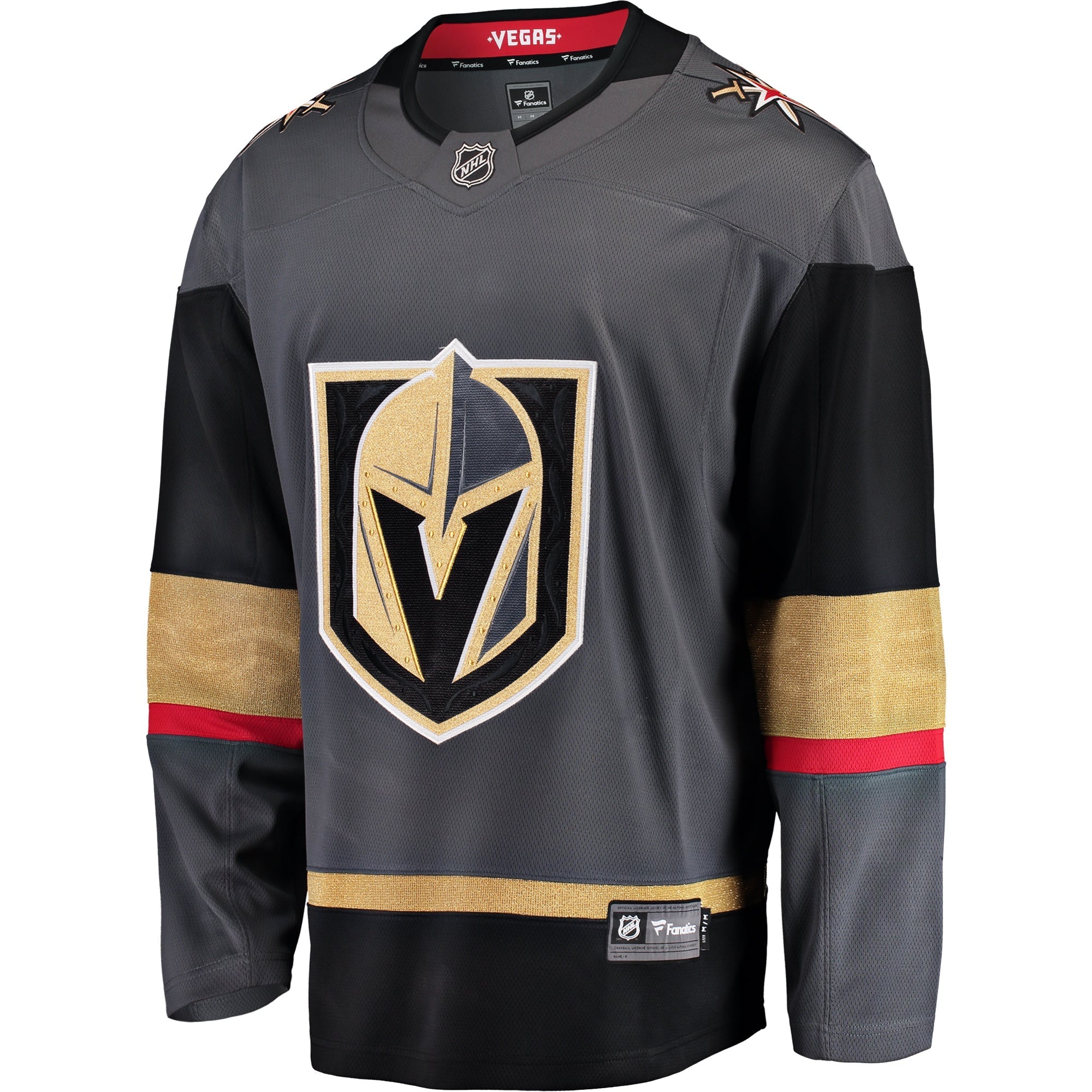 Men's Fanatics Branded Gray Vegas Golden Knights Breakaway Alternate Jersey - vstockx