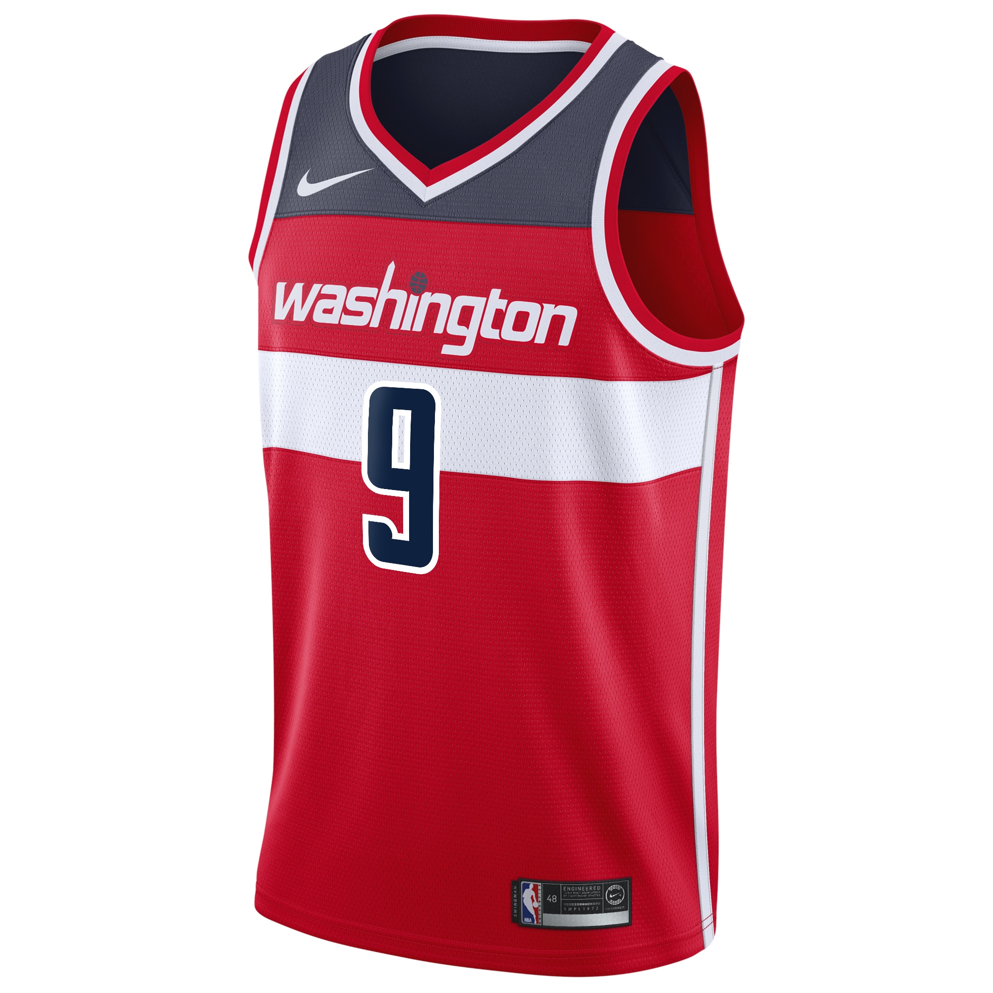 Deni Avdija Washington Wizards Nike Swingman Jersey Red - Icon Edition - vstockx