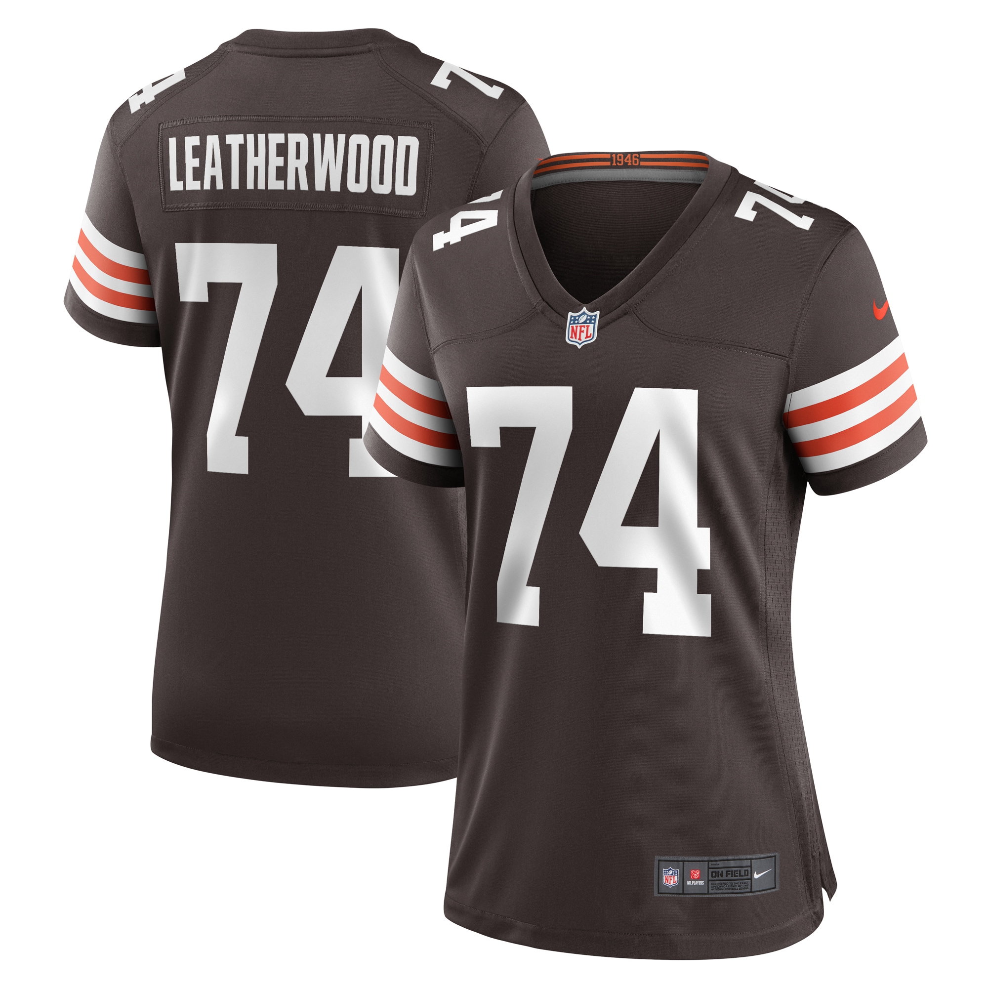 Alex Leatherwood Cleveland Browns Nike Women's Team Game Jersey - Brown - vstockx