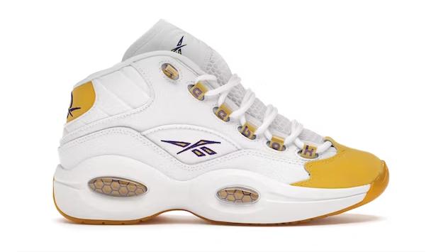 Reebok Question Mid Yellow Toe (GS) - vstockx