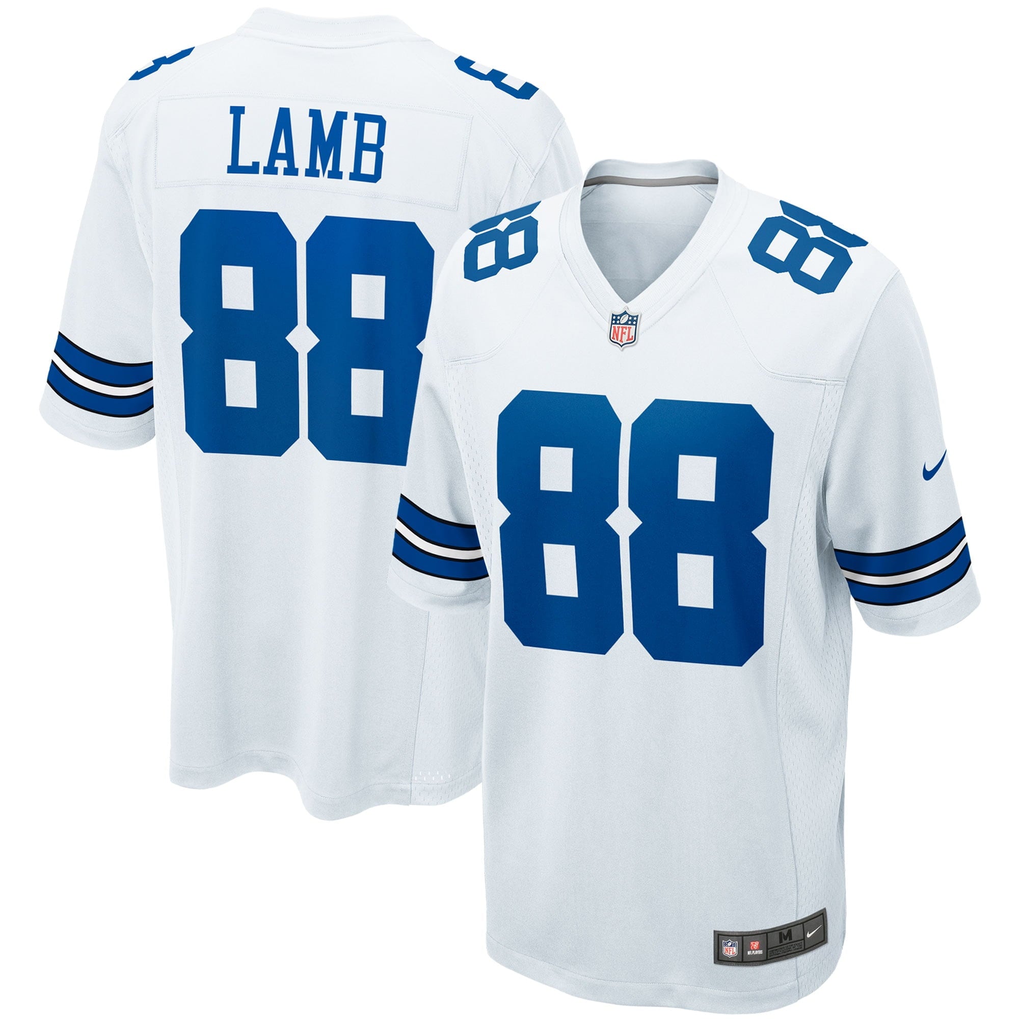 Men's Nike CeeDee Lamb White Dallas Cowboys Game Team Jersey - vstockx