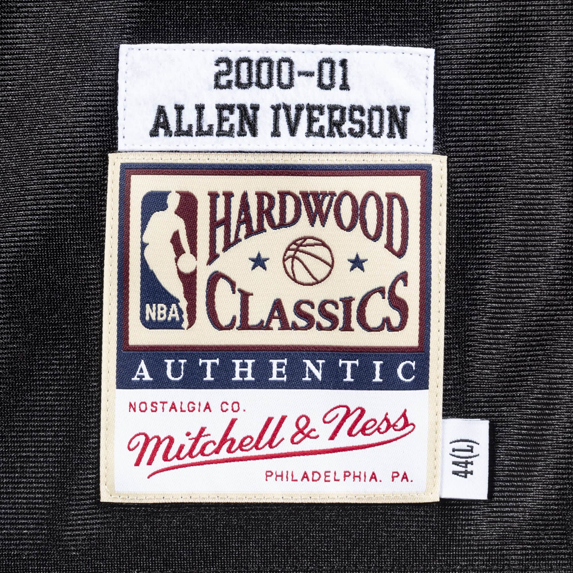 Authentic Jersey Philadelphia 76ers Road Finals 2000-01 Allen Iverson - vstockx