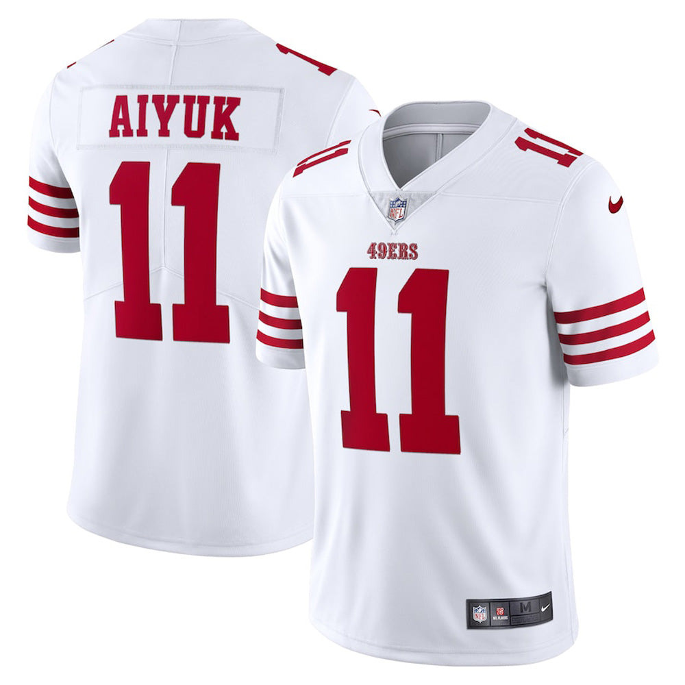 Youth San Francisco 49ers Brandon Aiyuk Vapor Jersey - White - vstockx