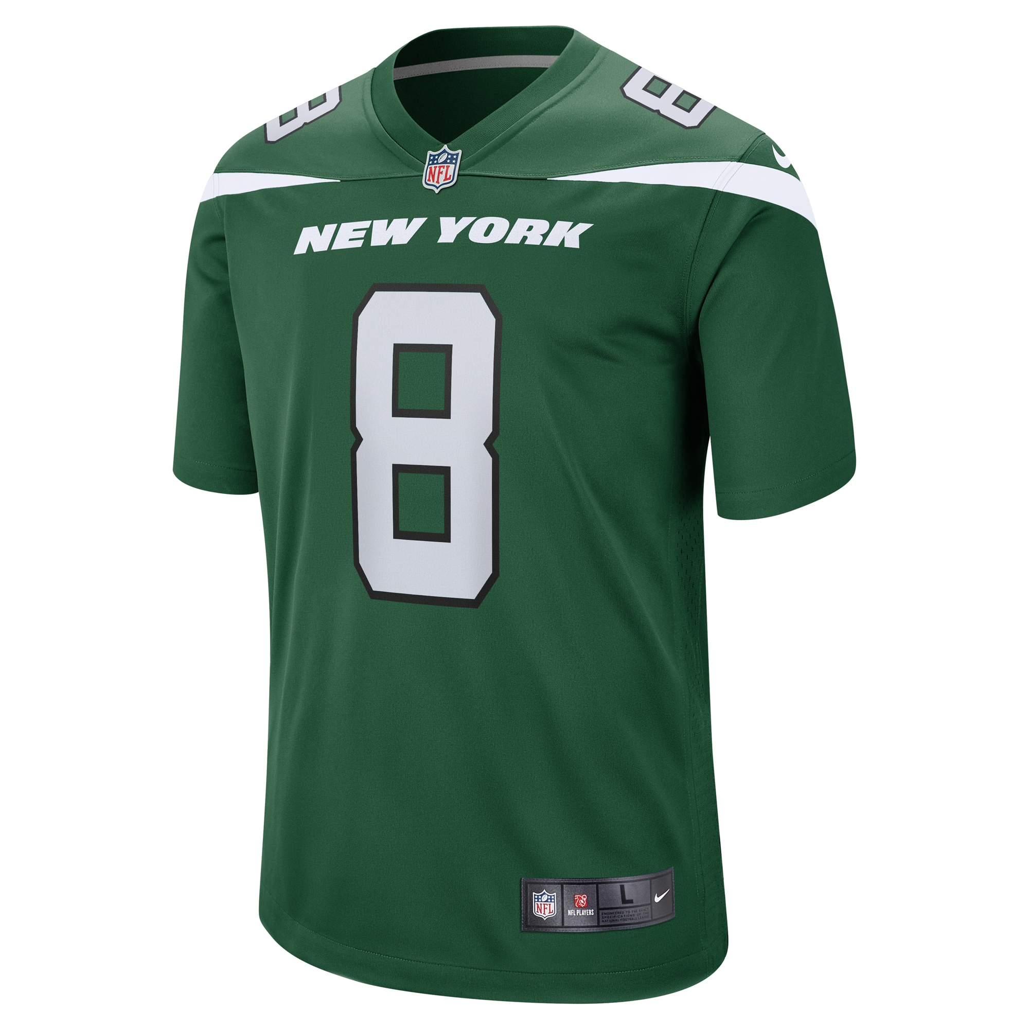 Aaron Rodgers New York Jets Nike Game Jersey - Gotham Green - vstockx