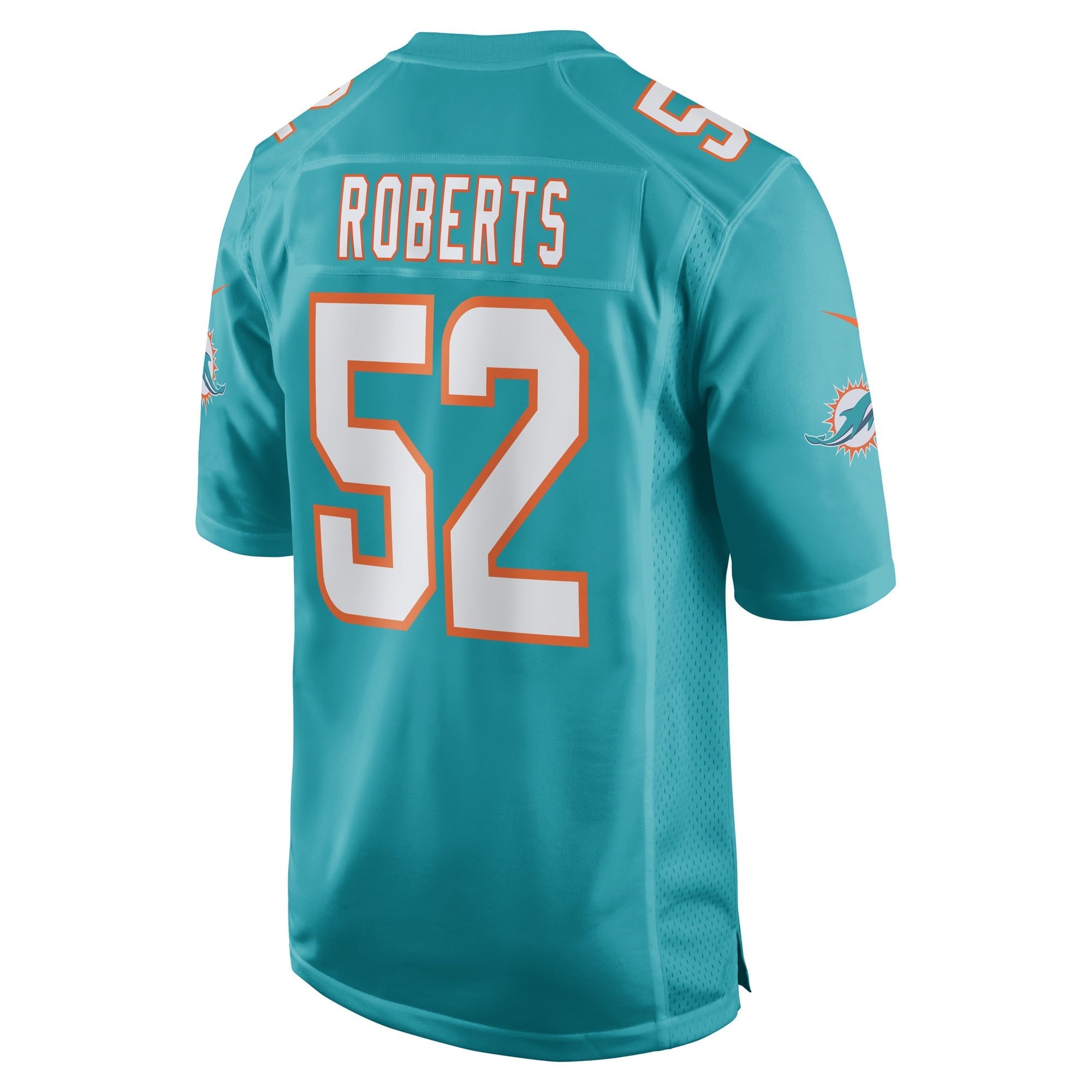 Men's Nike Elandon Roberts Aqua Miami Dolphins Game Player Jersey - vstockx