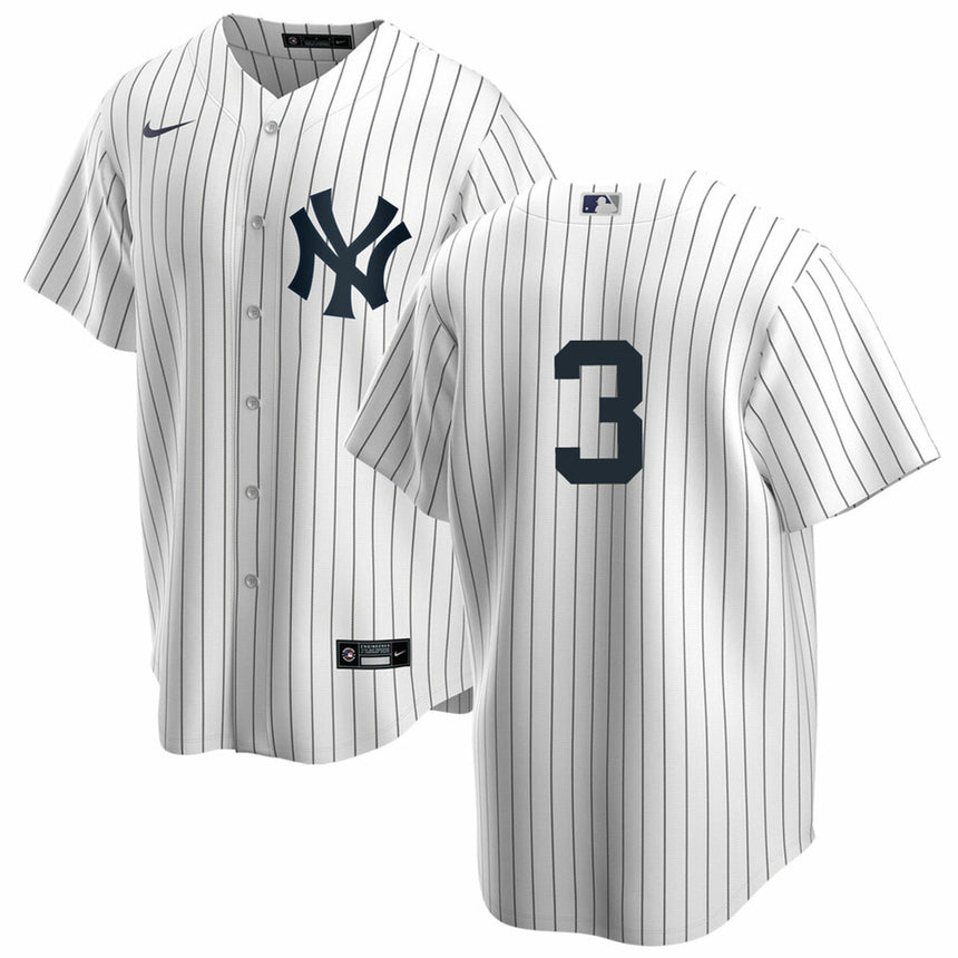 Men's Babe Ruth White New York Yankees Home Official Replica Player Jersey - vstockx