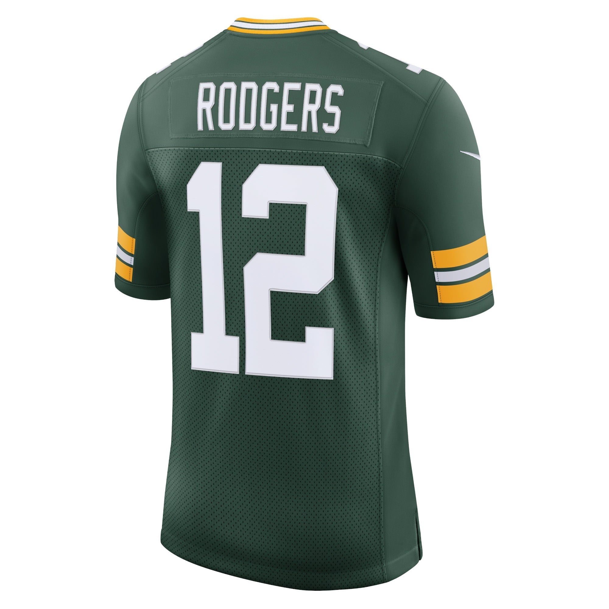 Men's Nike Aaron Rodgers Green Green Bay Packers Captain Vapor Limited Jersey - vstockx