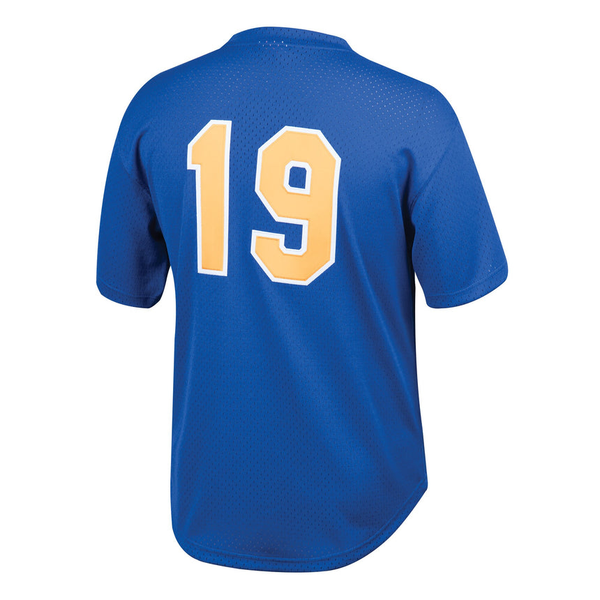 Youth Milwaukee Brewers Robin Yount Mitchell & Ness Royal Cooperstown Collection Mesh Batting Practice Jersey - vstockx