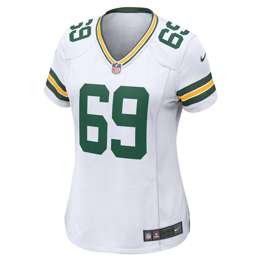 Women's Green Bay Packers David Bakhitari Game Jersey - White - vstockx