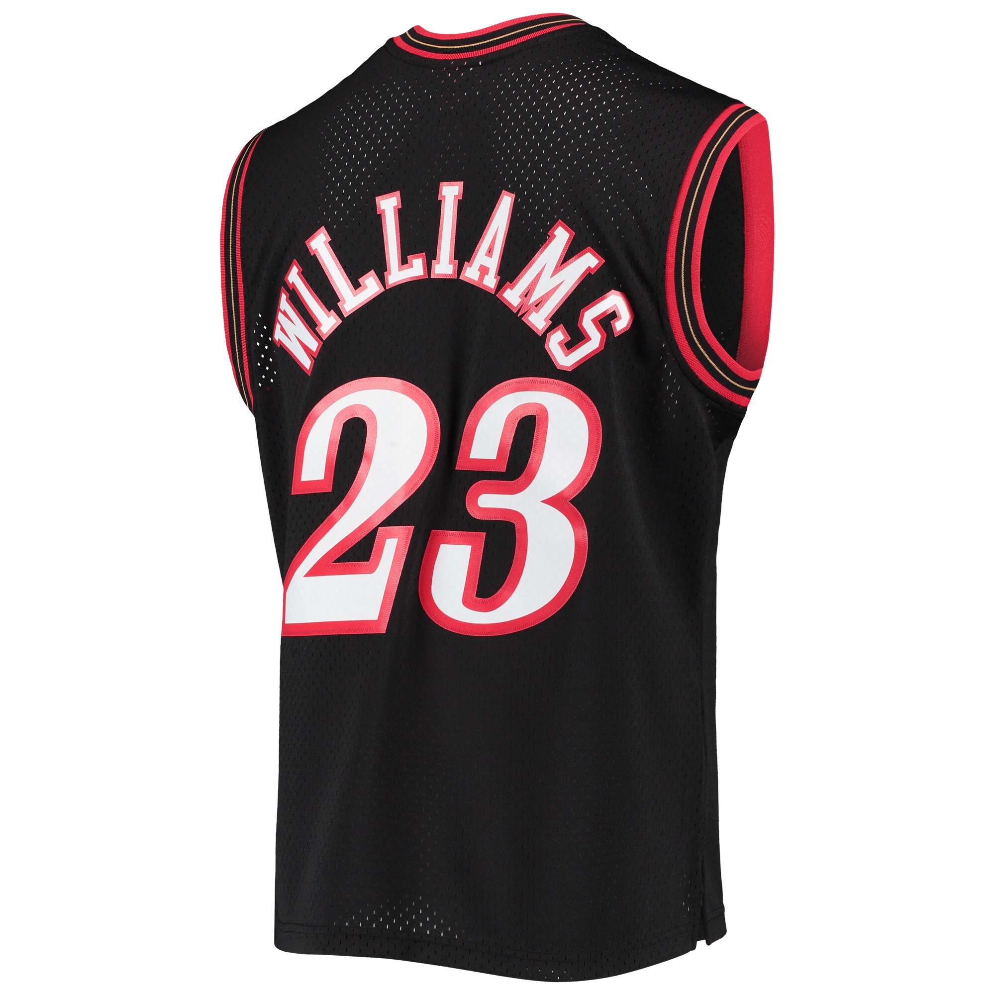 Lou Williams Philadelphia 76ers Mitchell & Ness Hardwood Classics Swingman Jersey - Black - vstockx