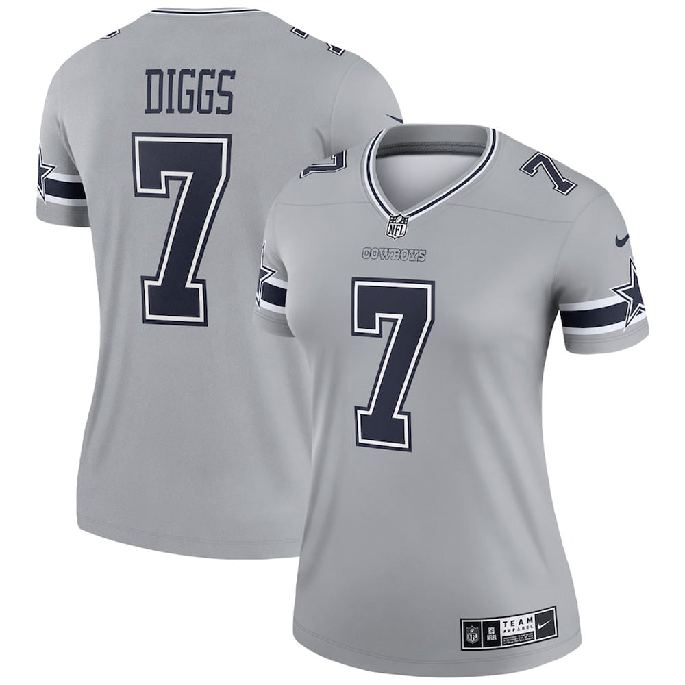Women's Dallas Cowboys Trevon Diggs Game Jersey - Silver - vstockx