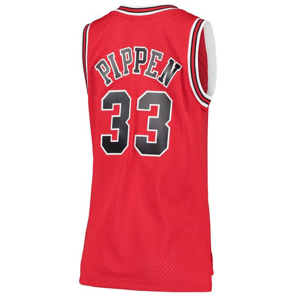 Men's Chicago Bulls Scottie Pippen 1997-98 Hardwood Classics Jersey - Red - vstockx