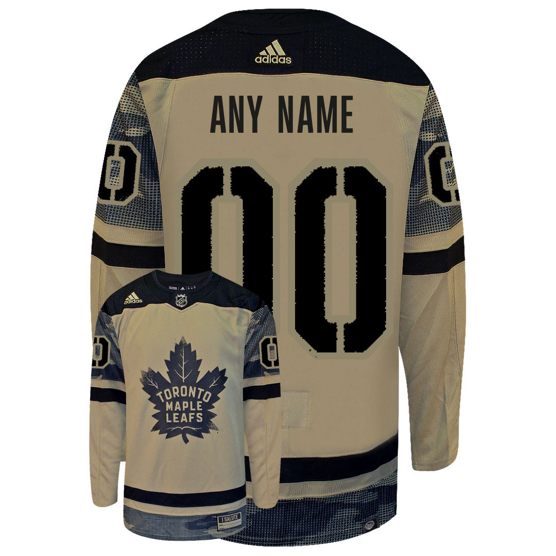 Customizable Toronto Maple Leafs Adidas Primegreen 2022 Camo Authentic Jersey - vstockx