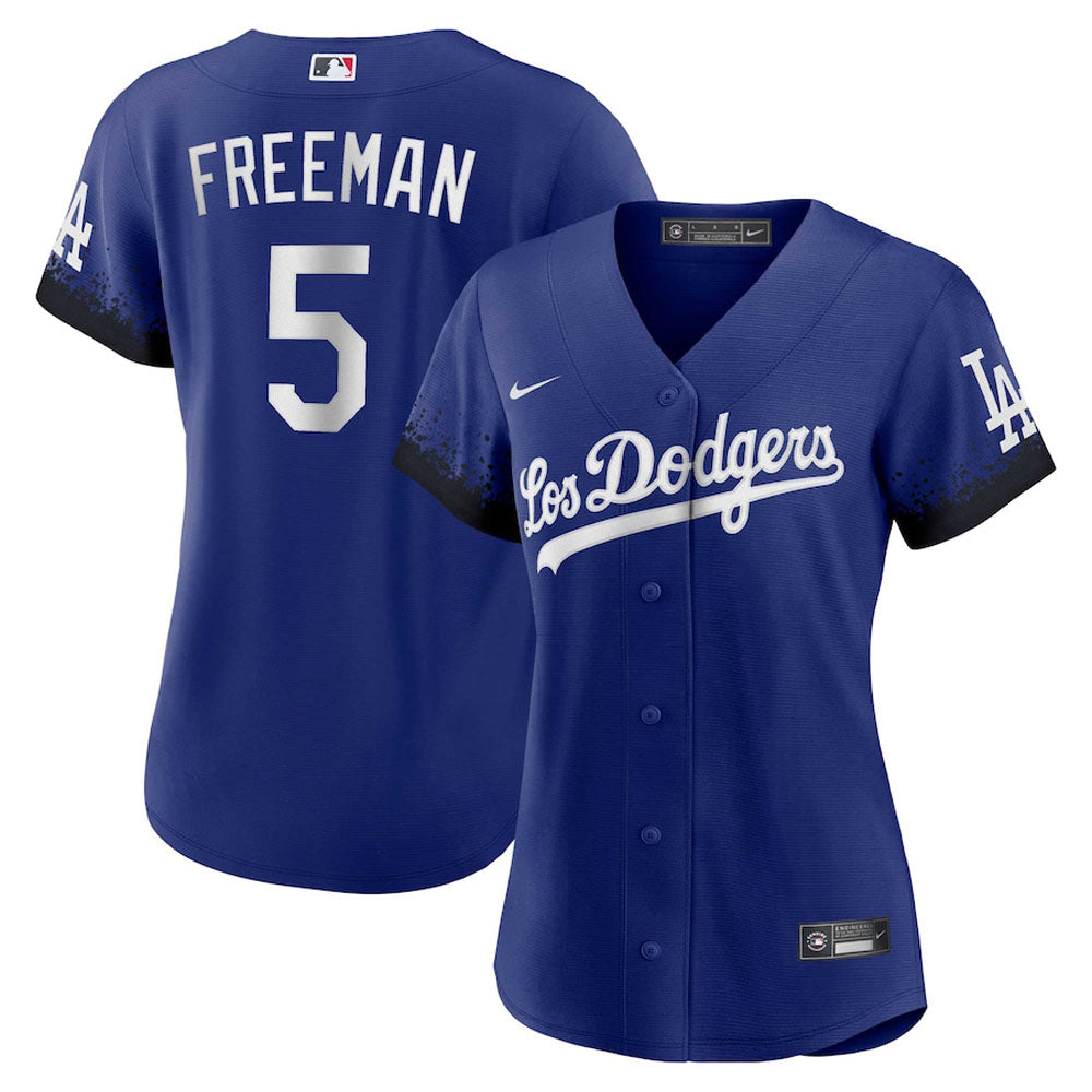 Women's Los Angeles Dodgers Freddie Freeman City Connect Replica Jersey - Royal - vstockx