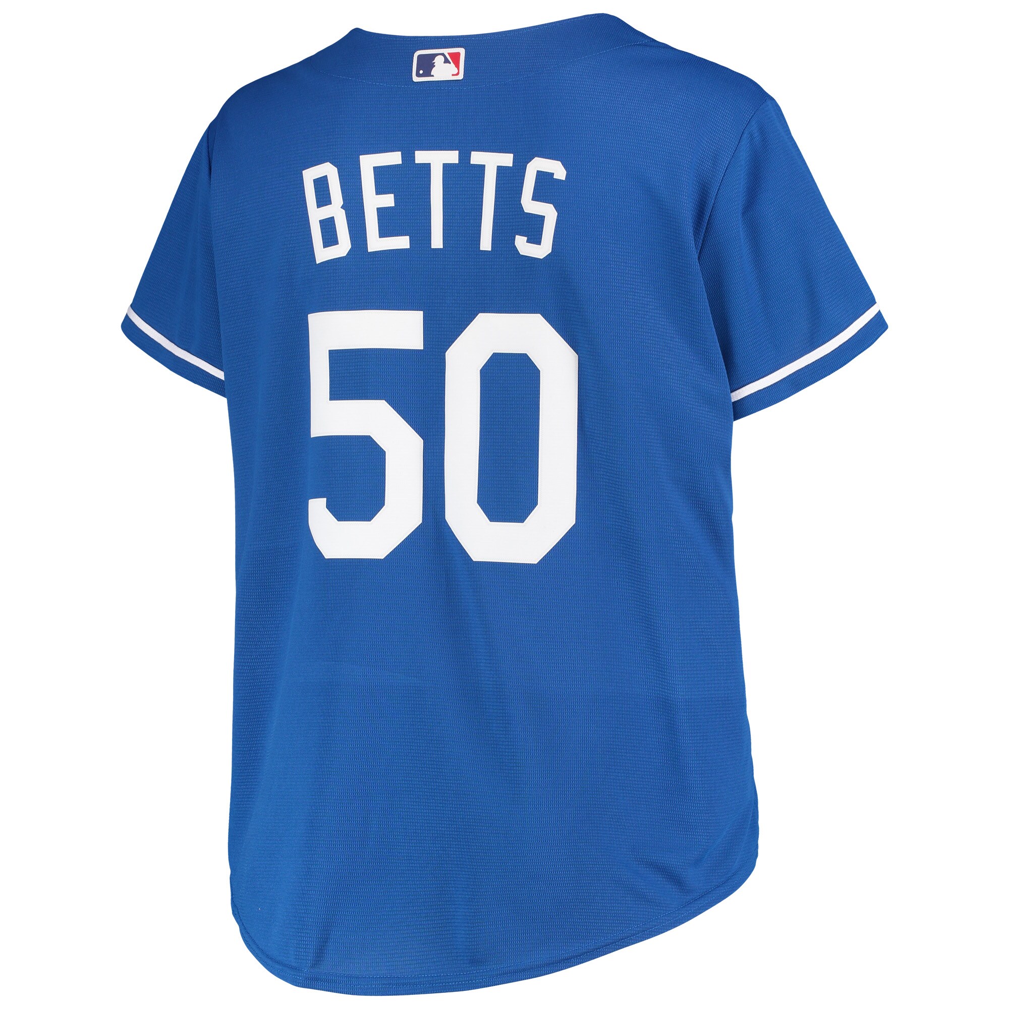 Mookie Betts Los Angeles Dodgers Women's Plus Size Replica Player Jersey - Royal - vstockx