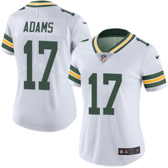 Women's Green Bay Packers Davante Adams Limited Player Jersey White - vstockx