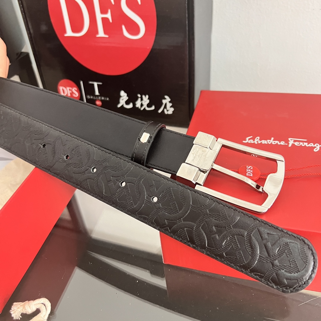 Streetwear Belt Ferragamo 320219 size:3.5cm - vstockx
