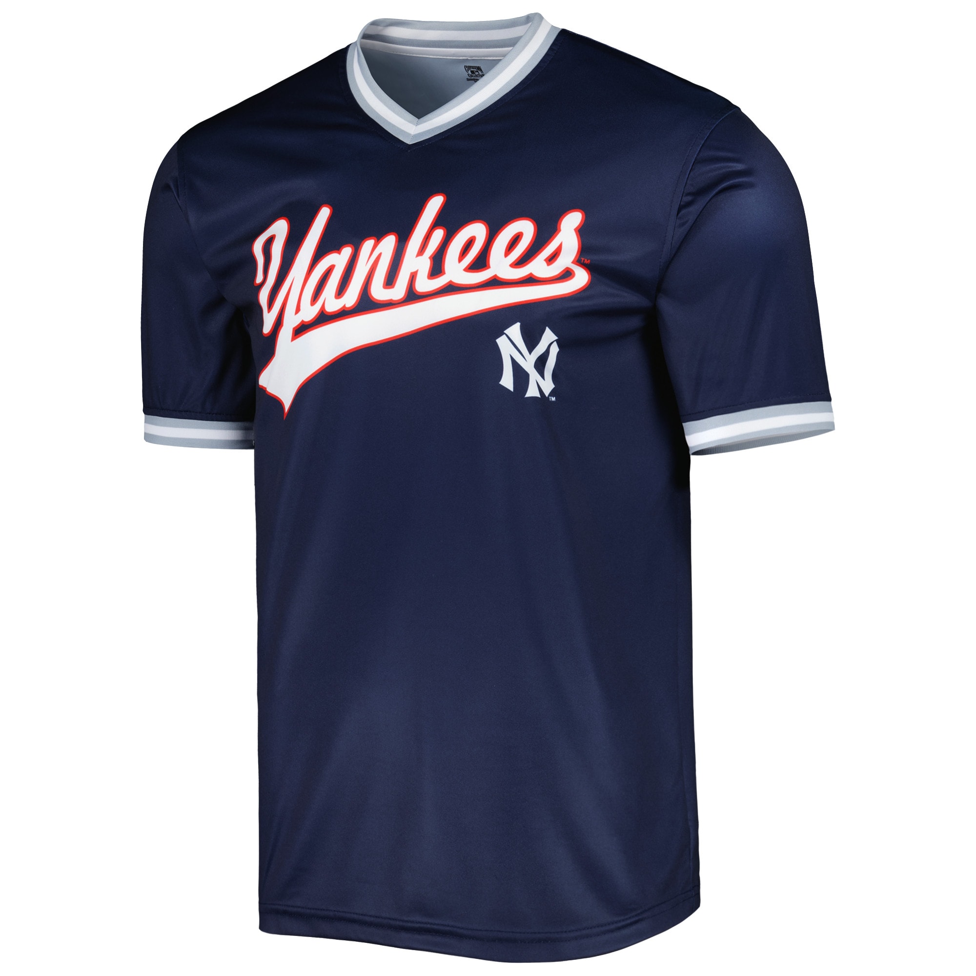 New York Yankees Stitches Cooperstown Collection Team Jersey - Navy - vstockx