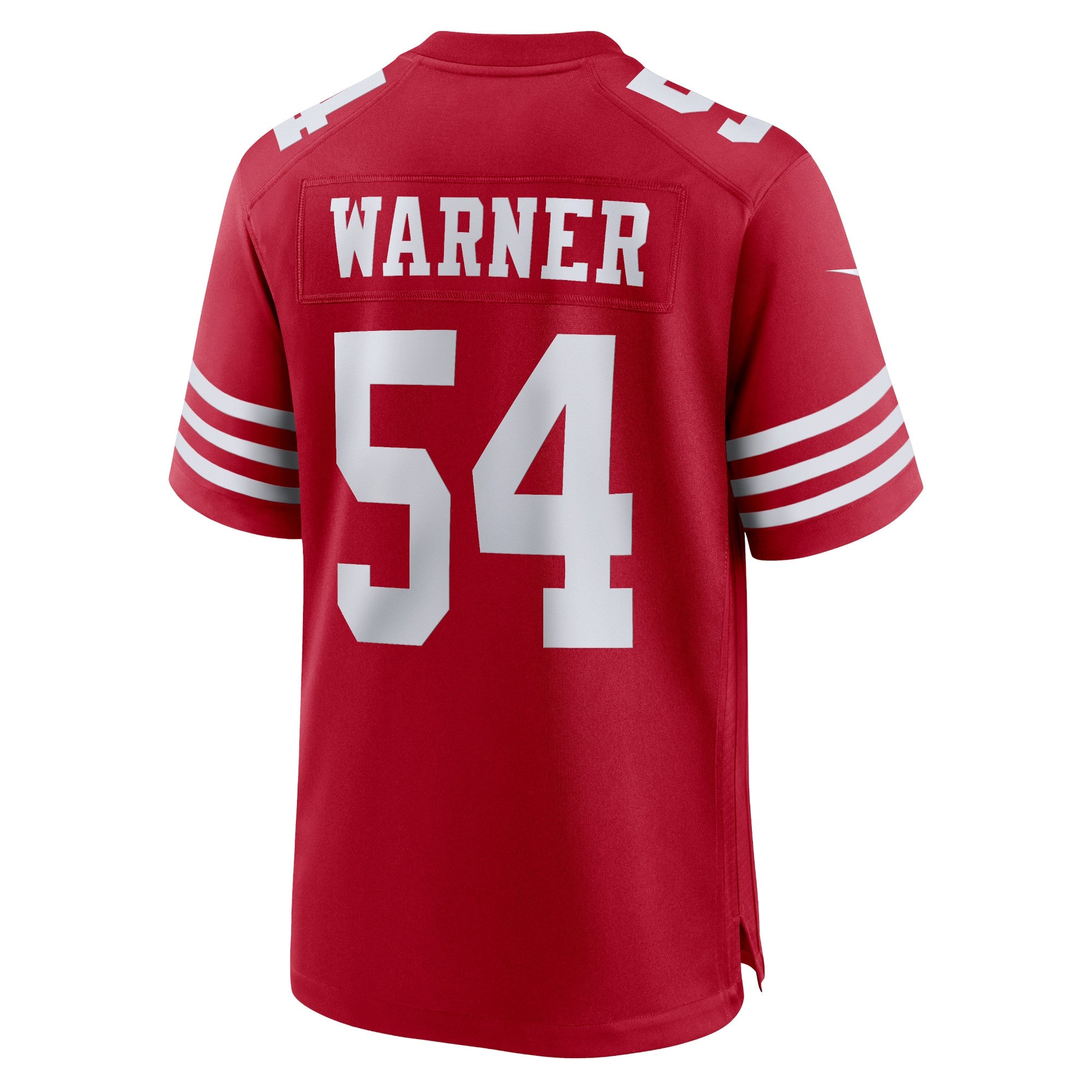 Men's Nike Fred Warner Scarlet San Francisco 49ers Player Game Jersey - vstockx