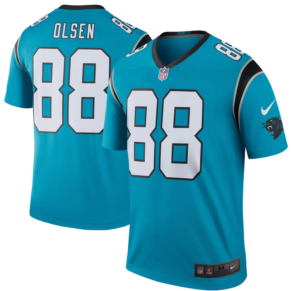 Youth Carolina Panthers Greg Olsen Legend Jersey - Blue - vstockx