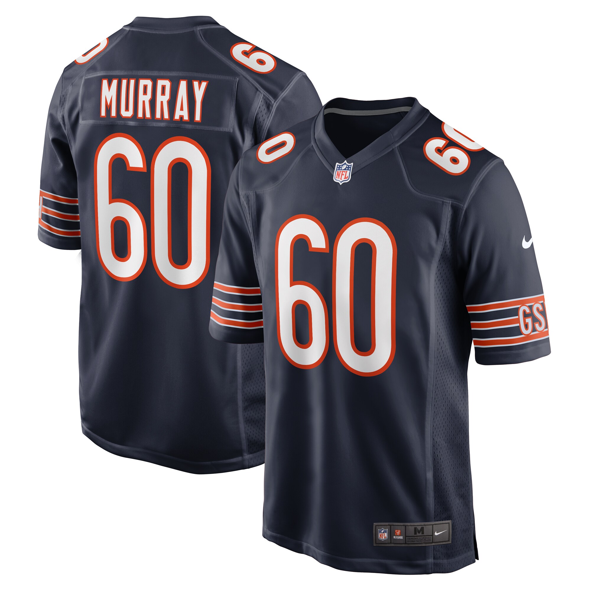Bill Murray Chicago Bears Nike Team Game Jersey - Navy - vstockx