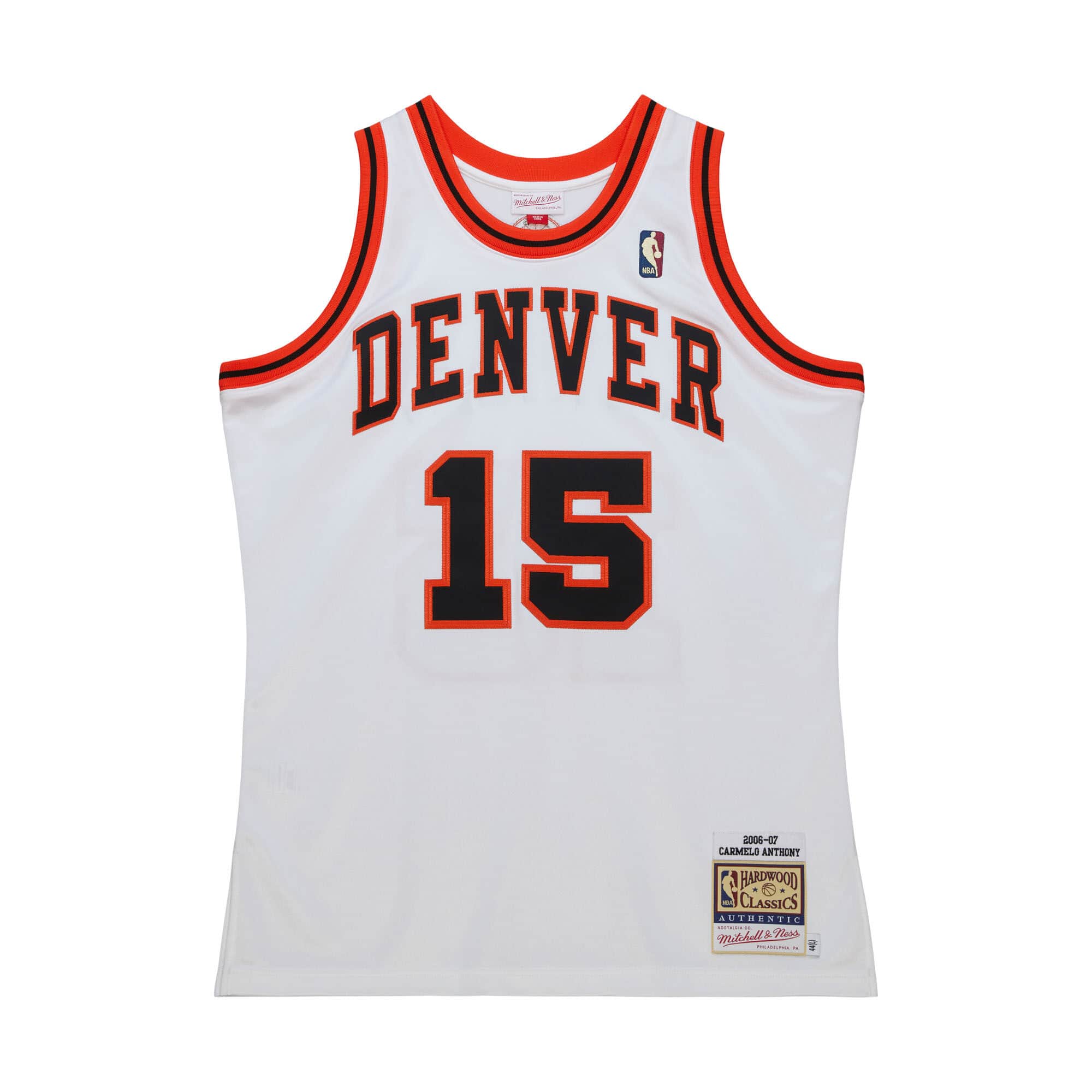Authentic Carmelo Anthony Denver Nuggets HWC 2006-07 Jersey - vstockx