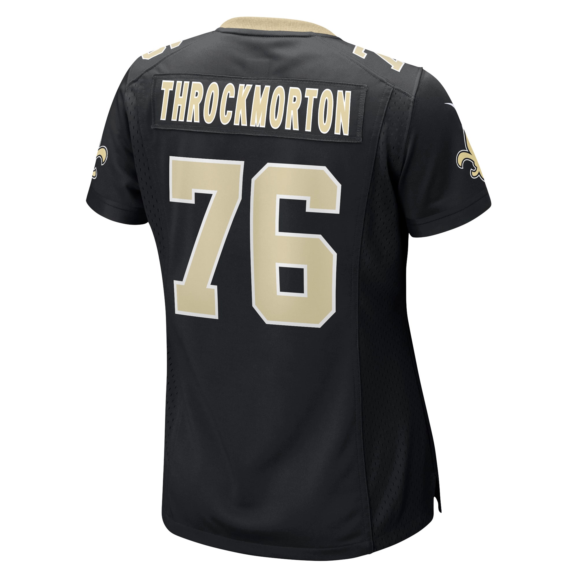 Calvin Throckmorton New Orleans Saints Nike Women's Game Player Jersey - Black - vstockx