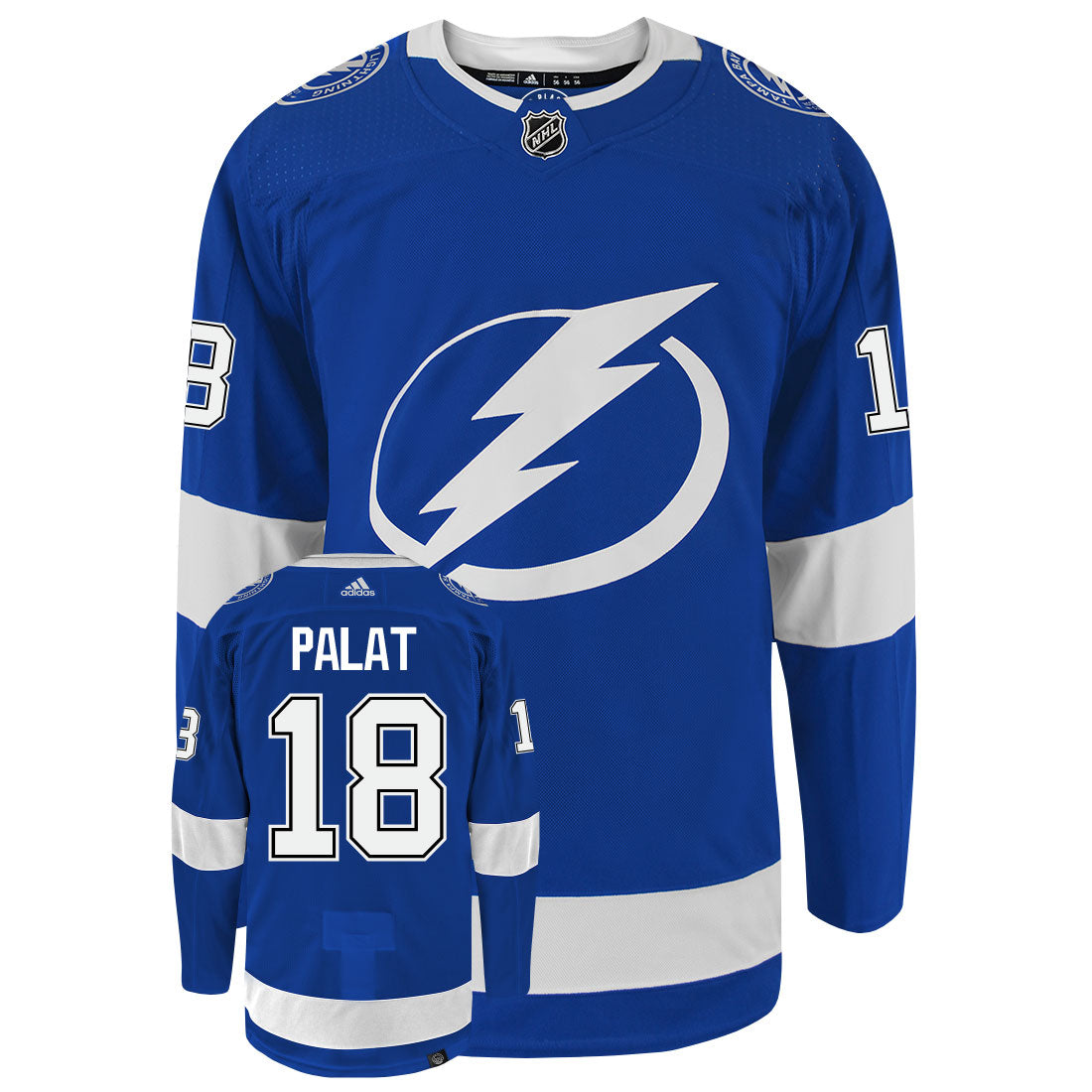 Ondrej Palat Tampa Bay Lightning Adidas Primegreen Authentic NHL Hockey Jersey - vstockx