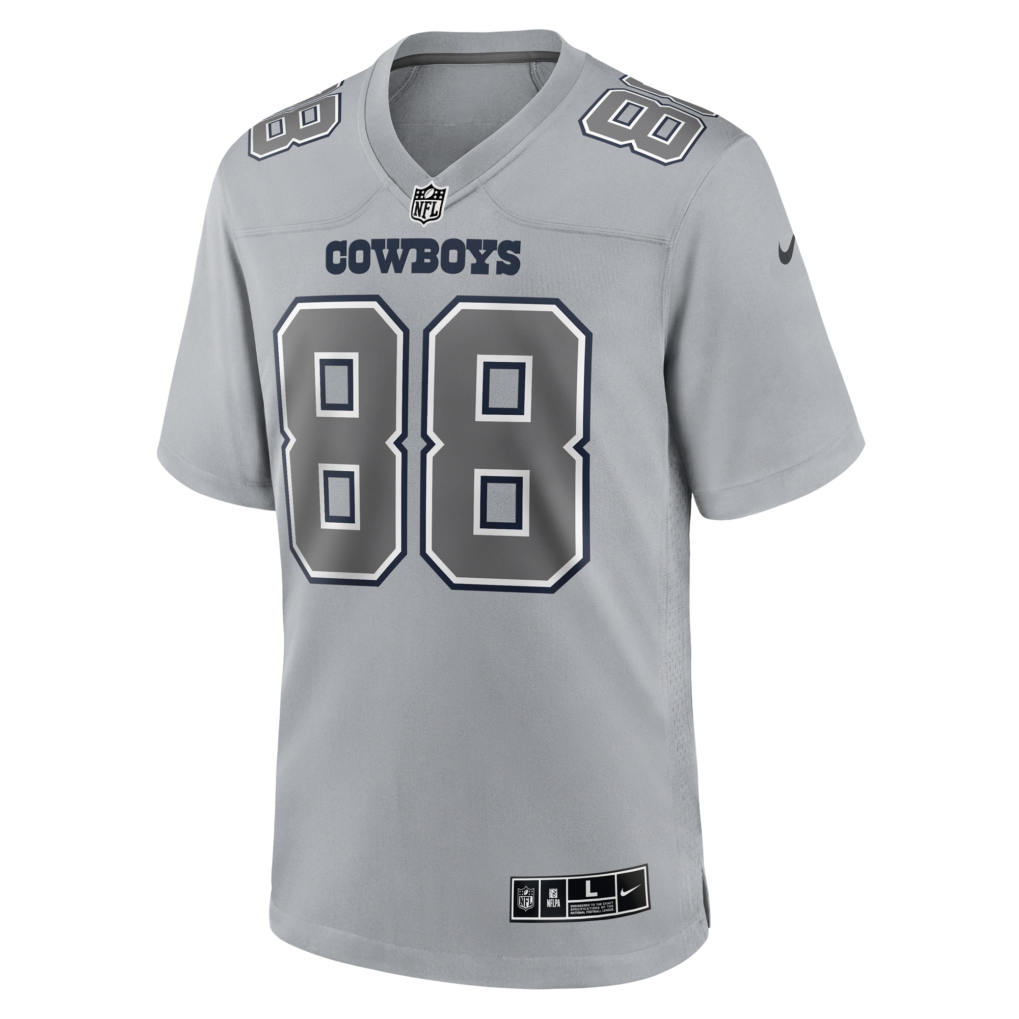 CeeDee Lamb Dallas Cowboys Nike Atmosphere Fashion Game Jersey - Gray - vstockx